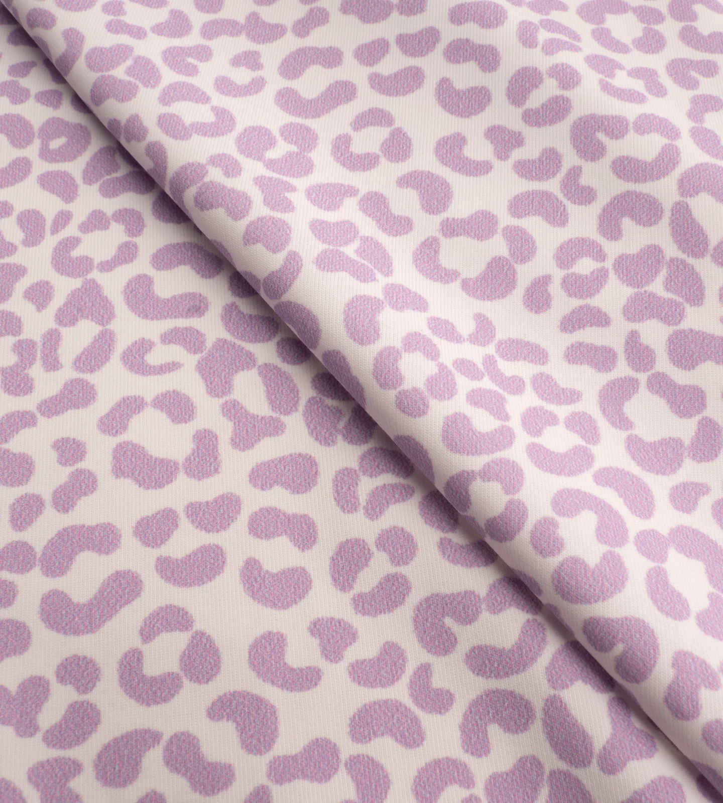 LADIES LEOPARD POLO - PURPLE - Image 5