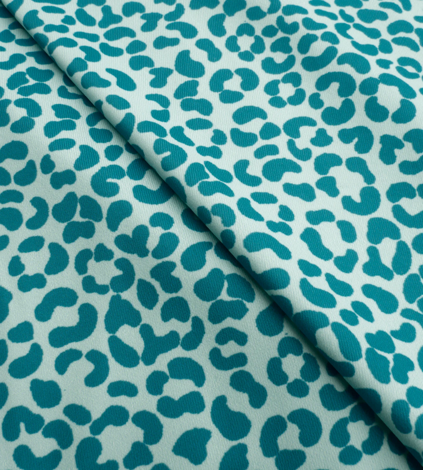 LADIES LEOPARD POLO - TEAL - Image 5