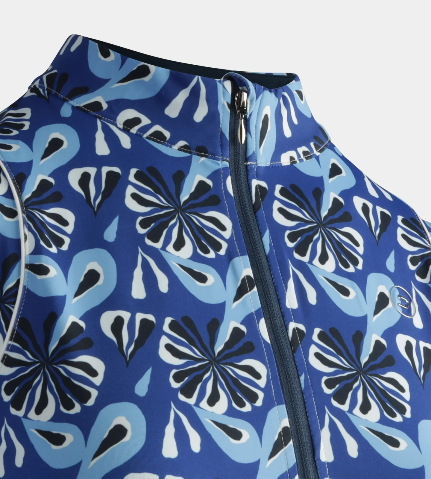 LADIES LUXE DRESS - FLORAL BLUE - Image 4