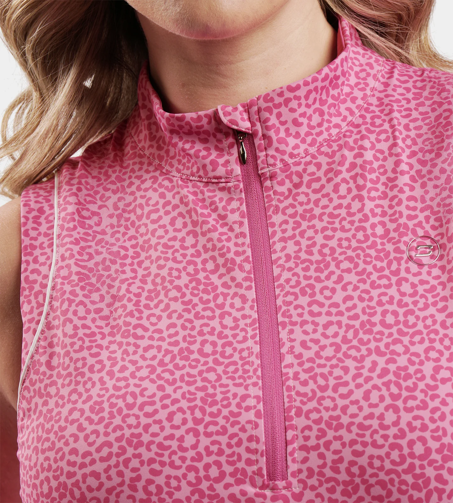 LADIES LUXE DRESS - PINK LEOPARD - Image 2
