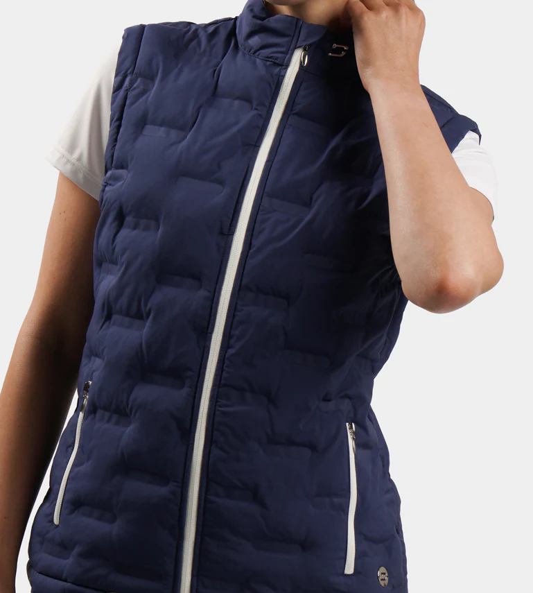 LADIES MEMBERS GILET - NAVY - Image 2