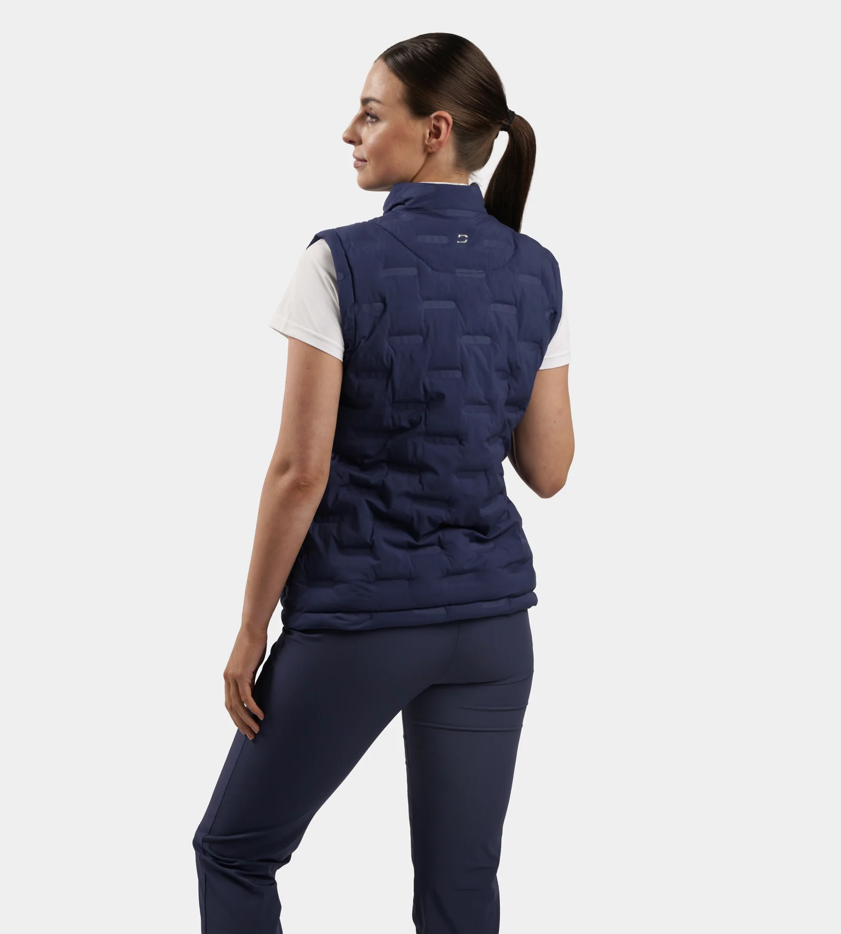 LADIES MEMBERS GILET - NAVY - Image 3