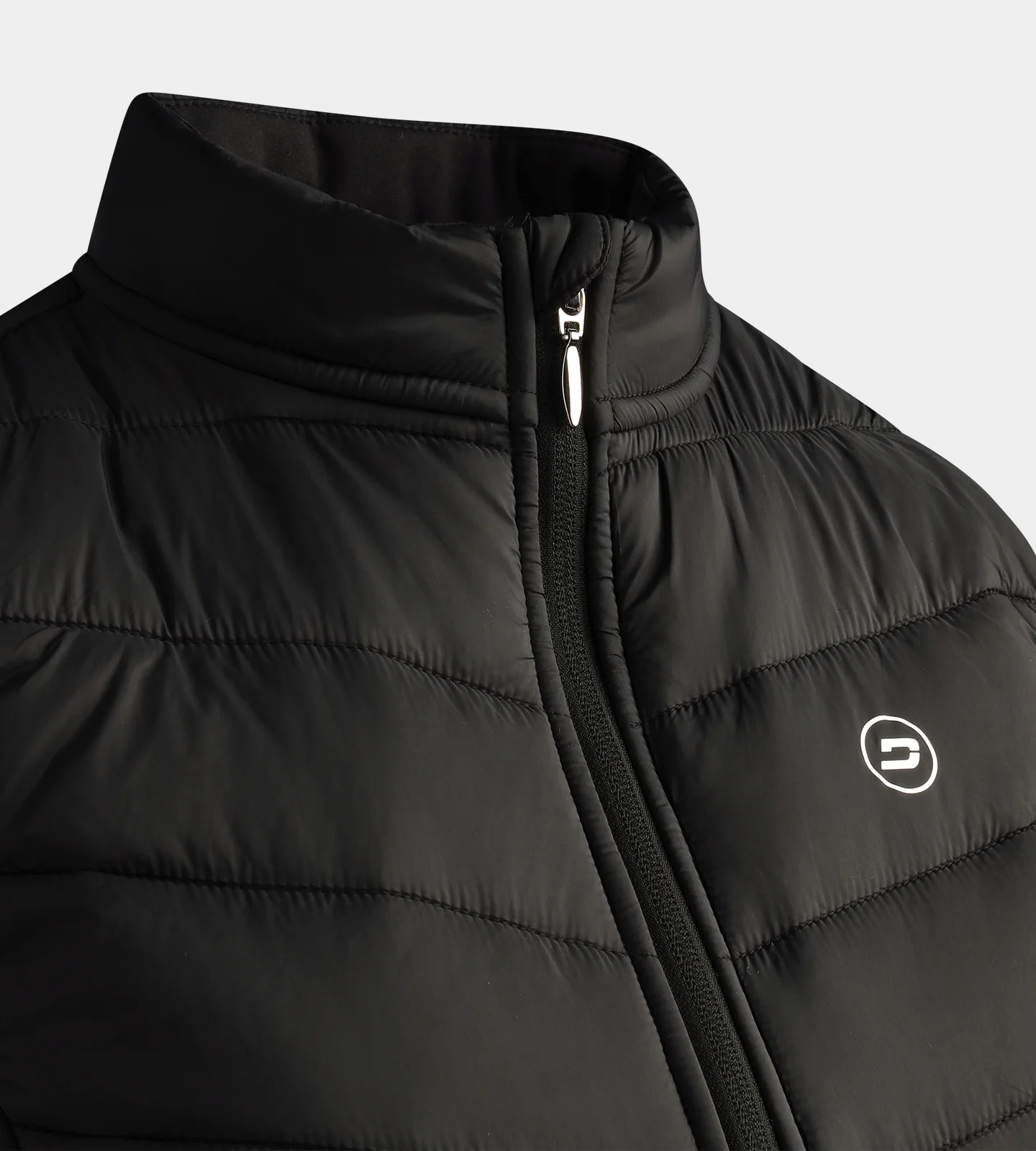 LADIES PANAMA GILET - BLACK - Image 4