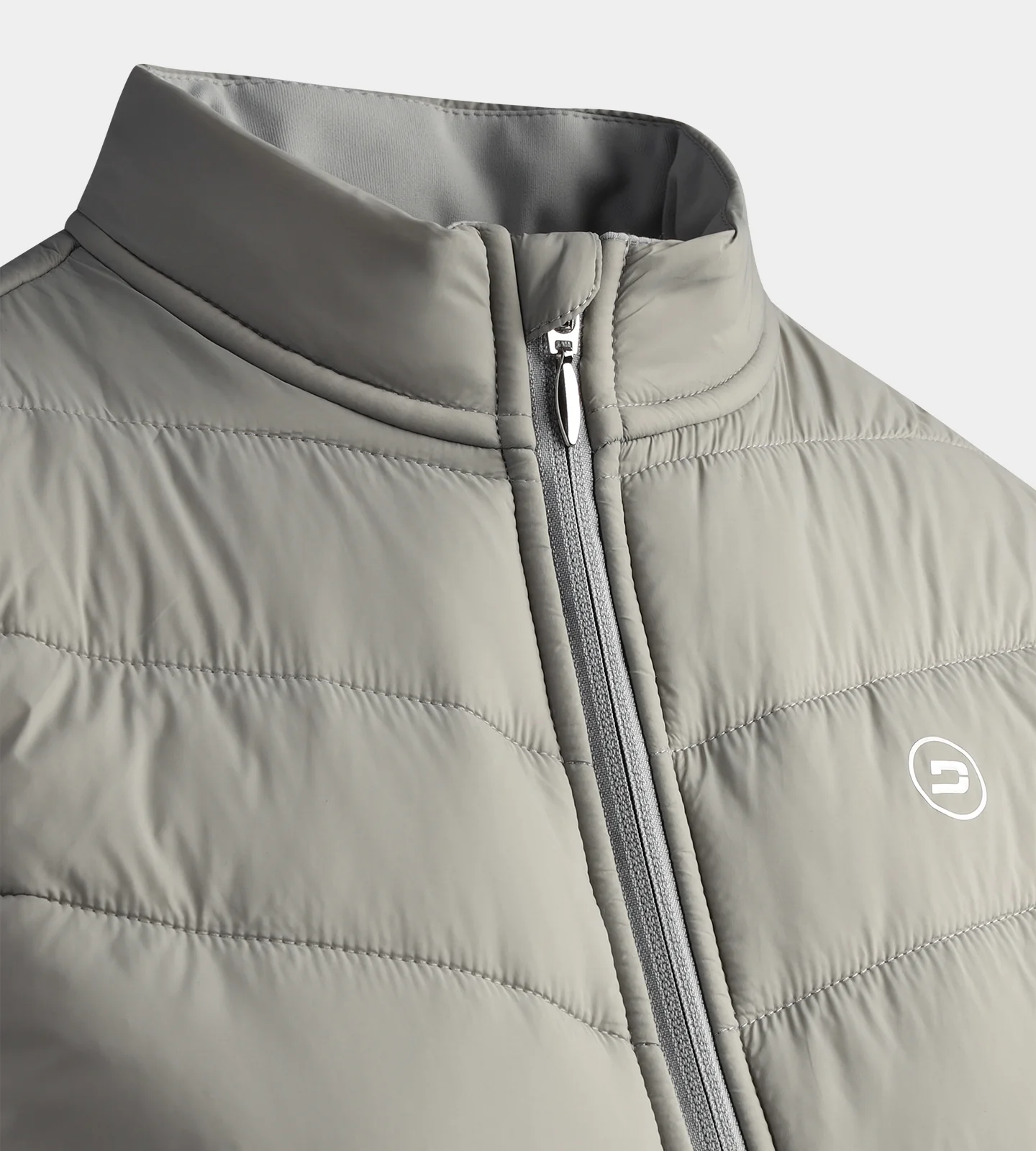 LADIES PANAMA GILET - GREY - Image 4