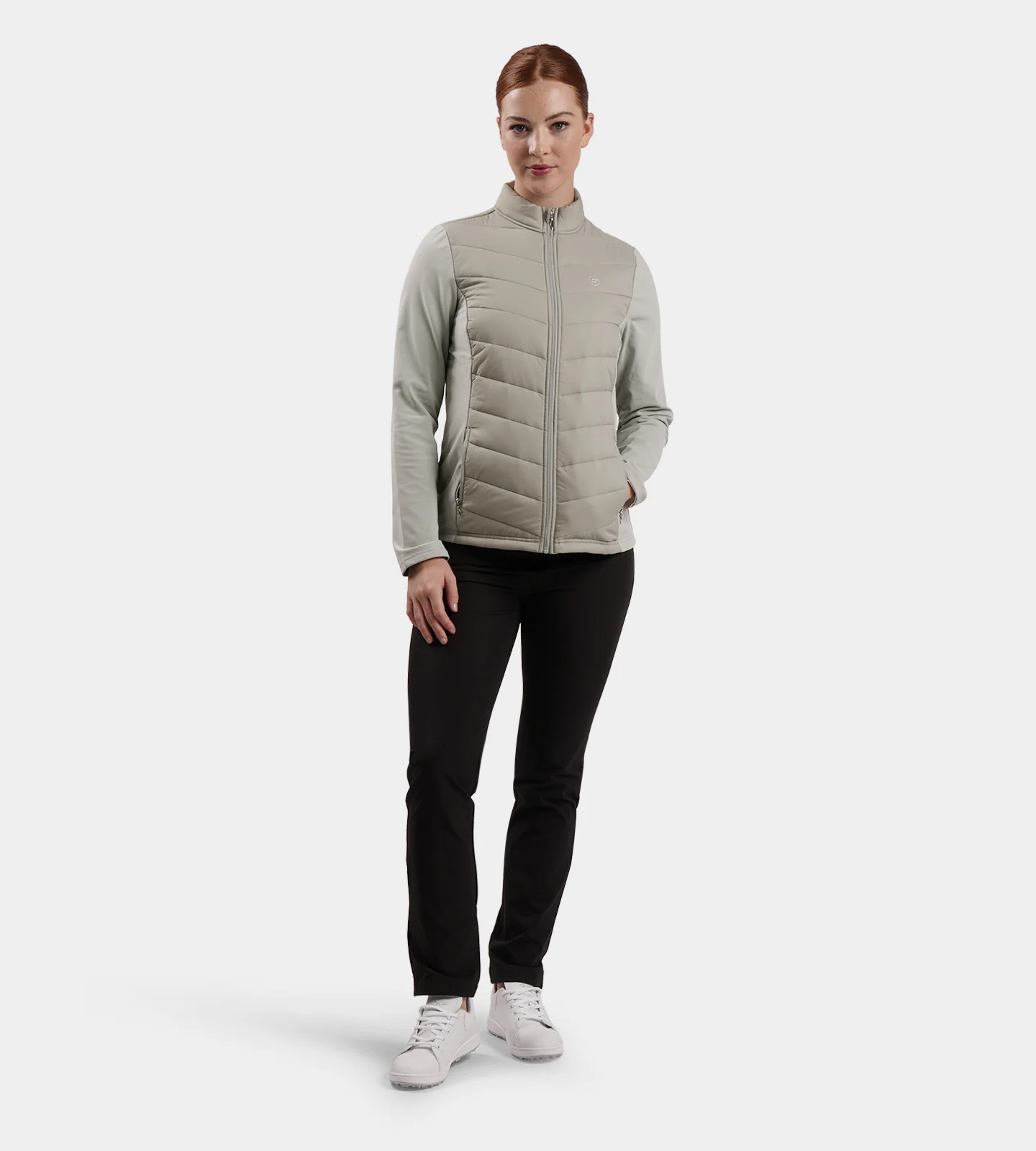 LADIES PANAMA JACKET - GREY - Image 6