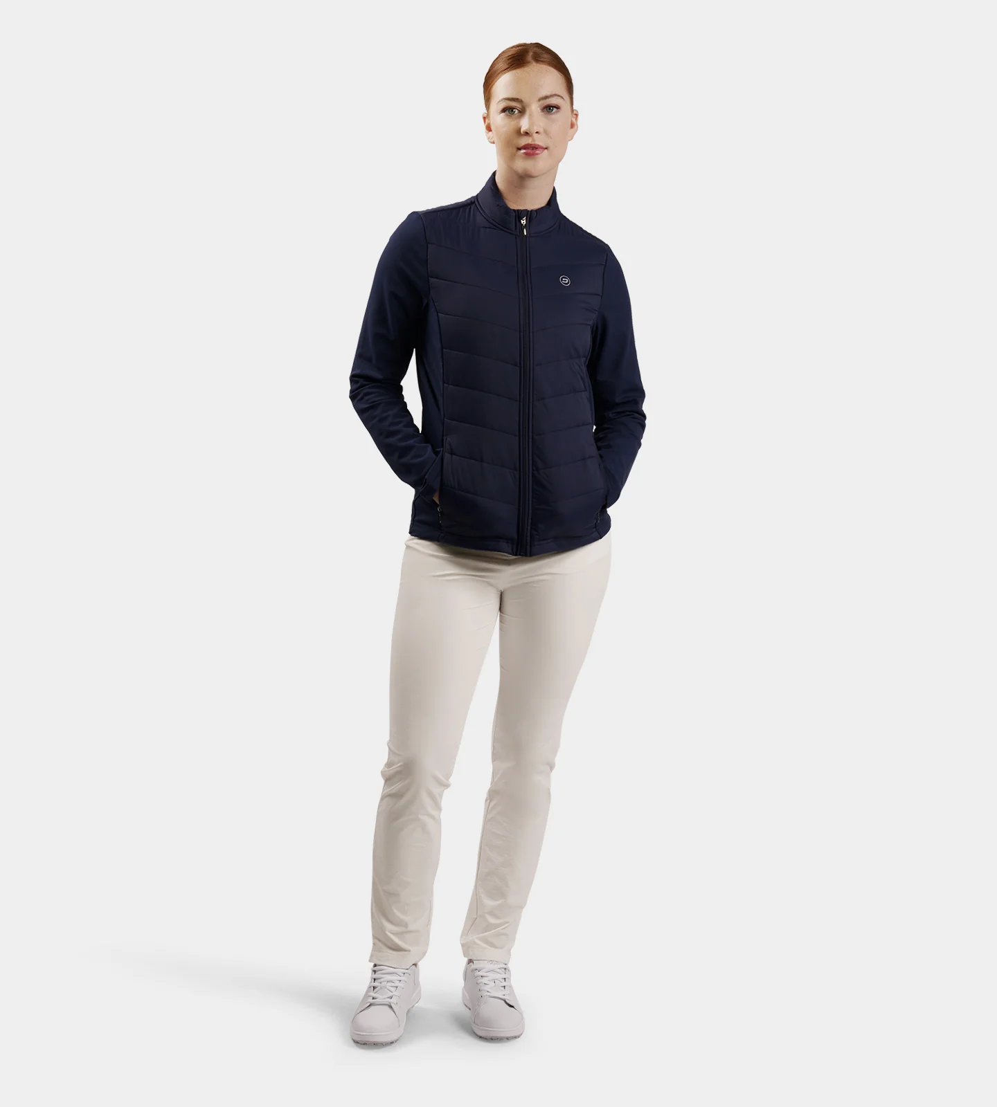 LADIES PANAMA JACKET - NAVY - Image 6