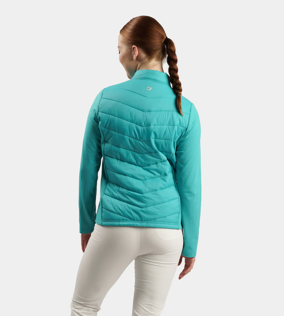 LADIES PANAMA JACKET - TEAL - Image 3