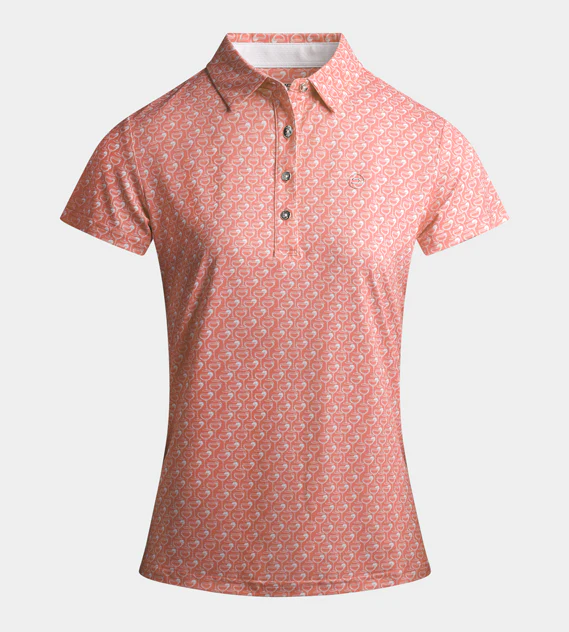 LADIES PARTINI POLO - CORAL - Image 5