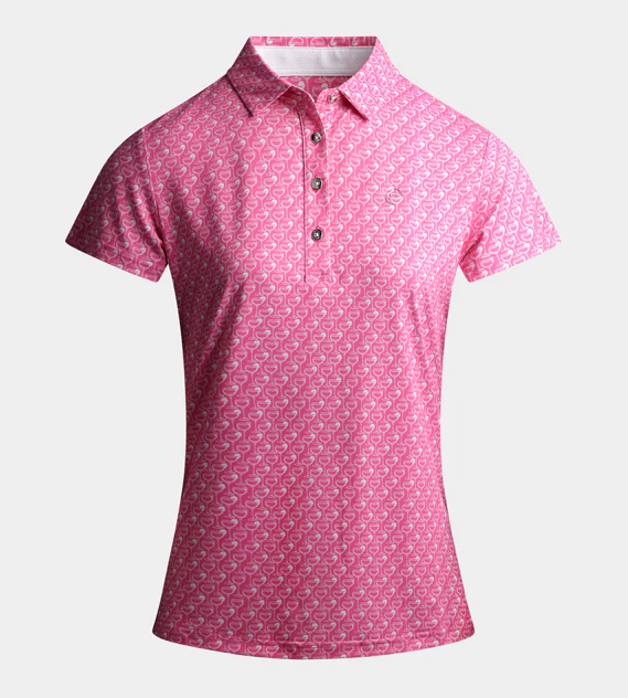 LADIES PARTINI POLO - PINK - Image 5