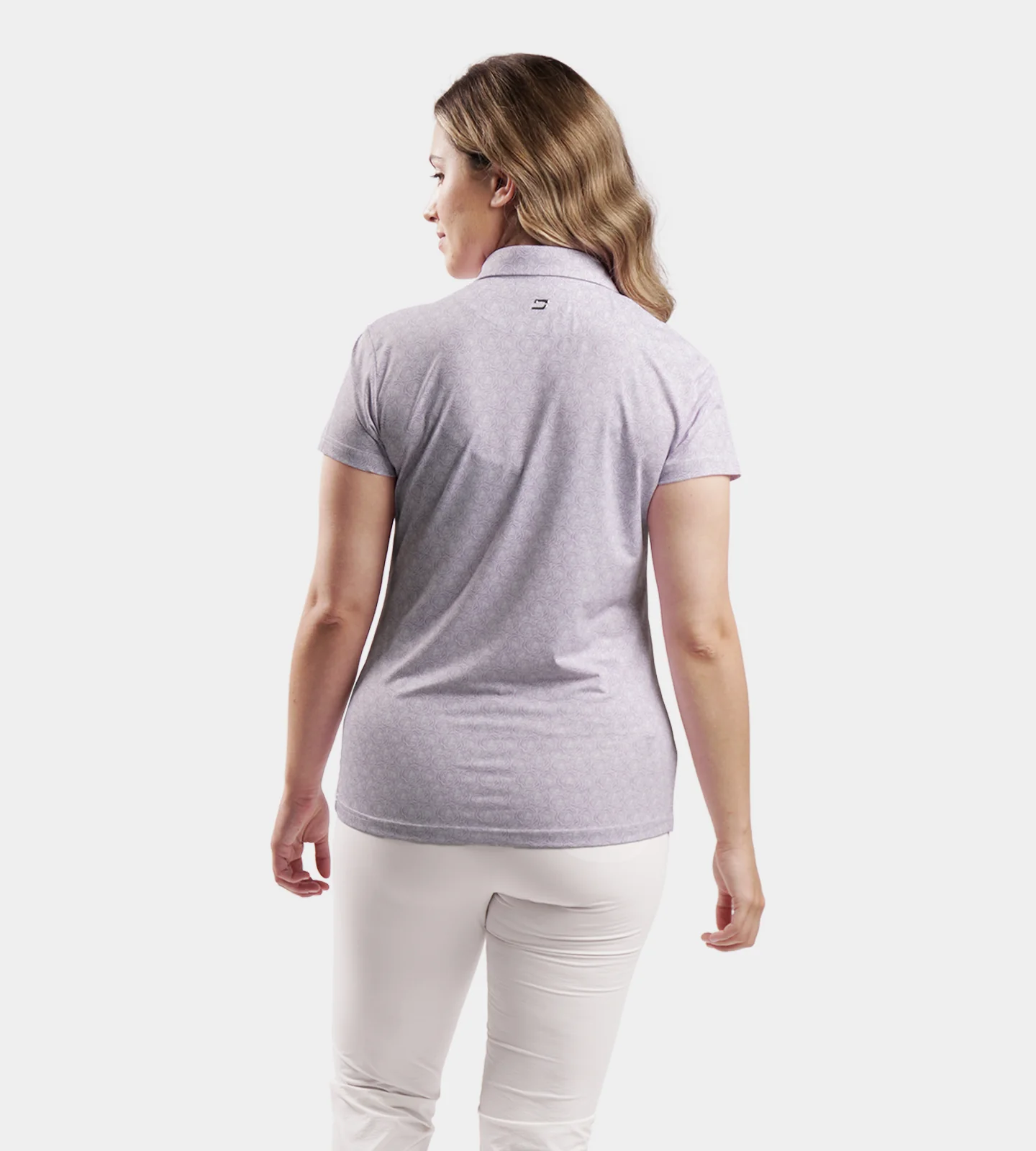 LADIES PETAL POLO - LAVENDER - Image 3