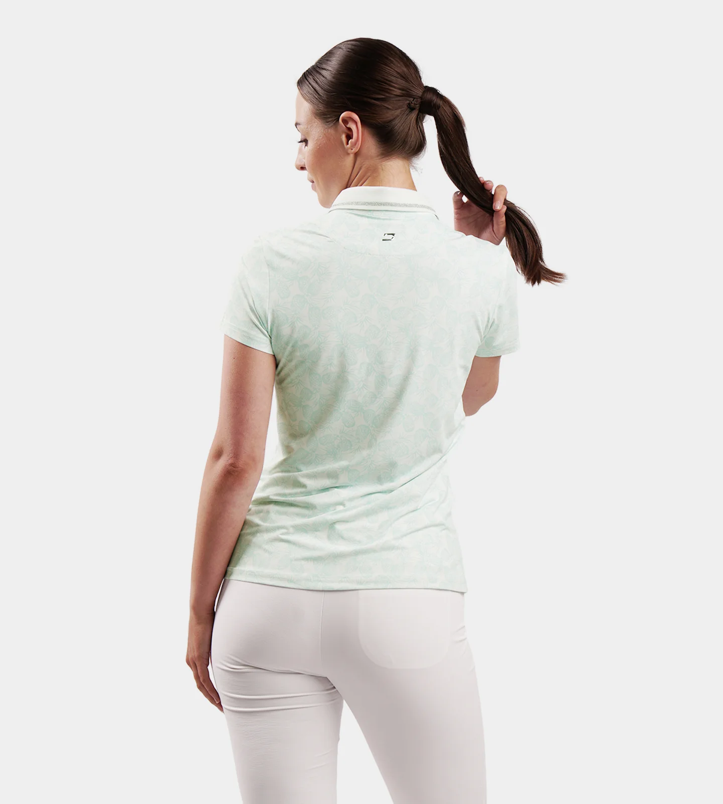 LADIES PINEAPPLE POLO - MINT - Image 3