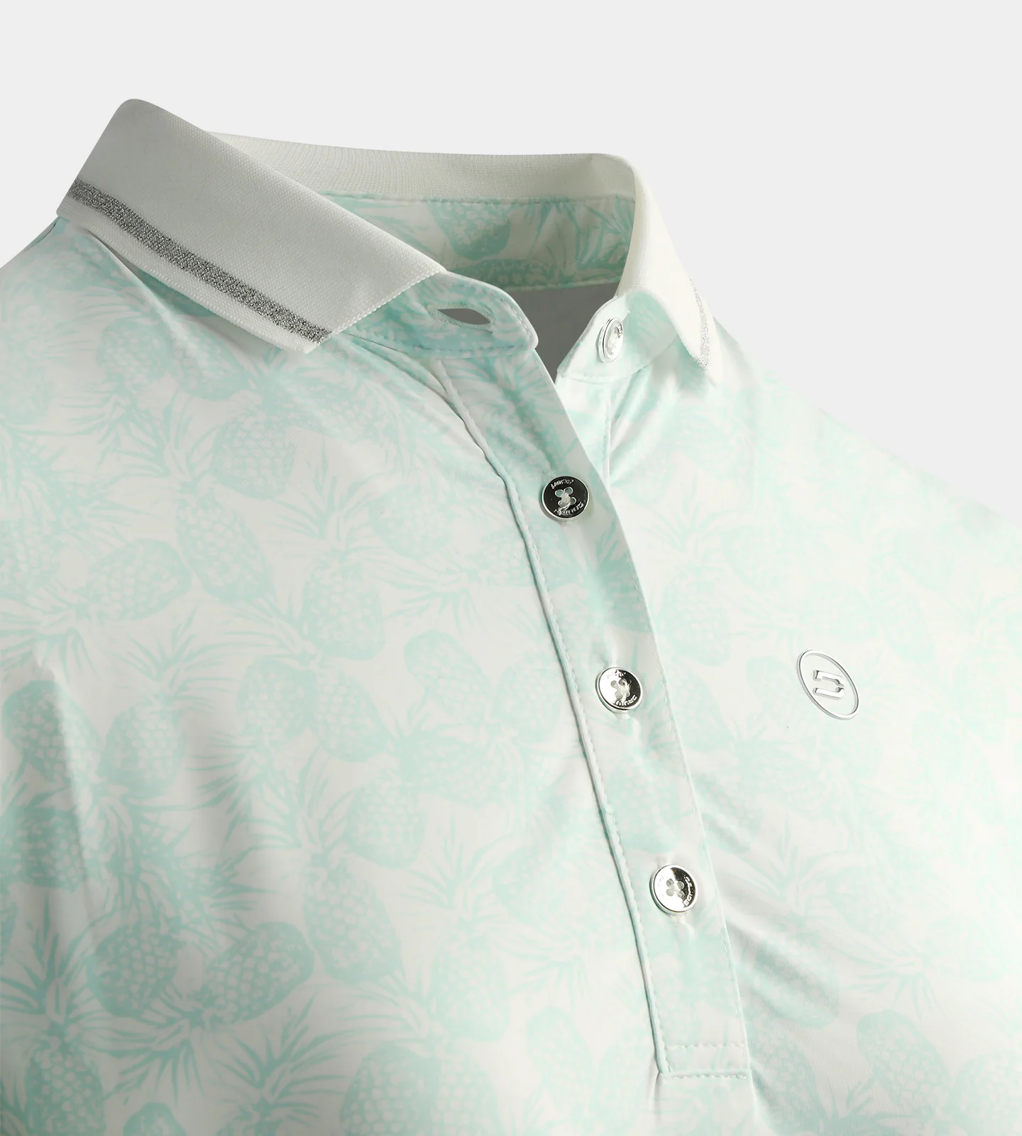 LADIES PINEAPPLE POLO - MINT - Image 4