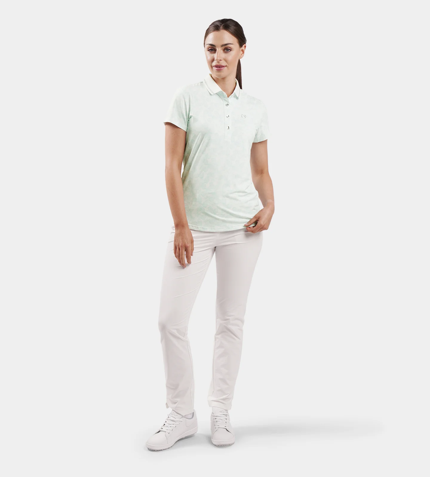 LADIES PINEAPPLE POLO - MINT - Image 6