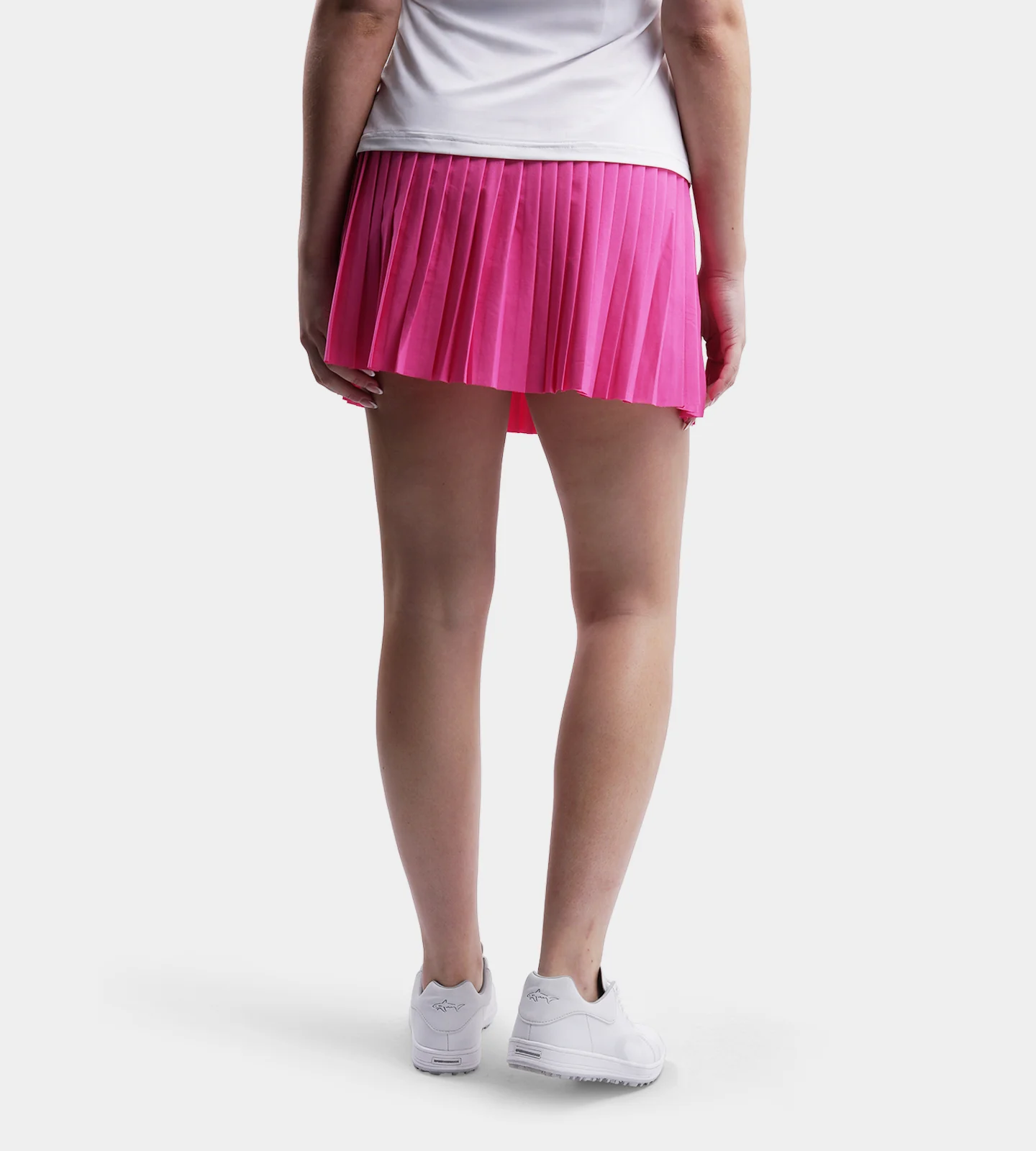 LADIES PLEATED SKORTS - PINK - Image 2