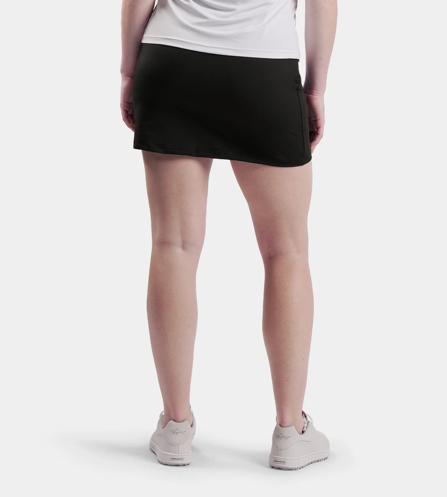 LADIES POCKET SKORTS - BLACK - Image 2