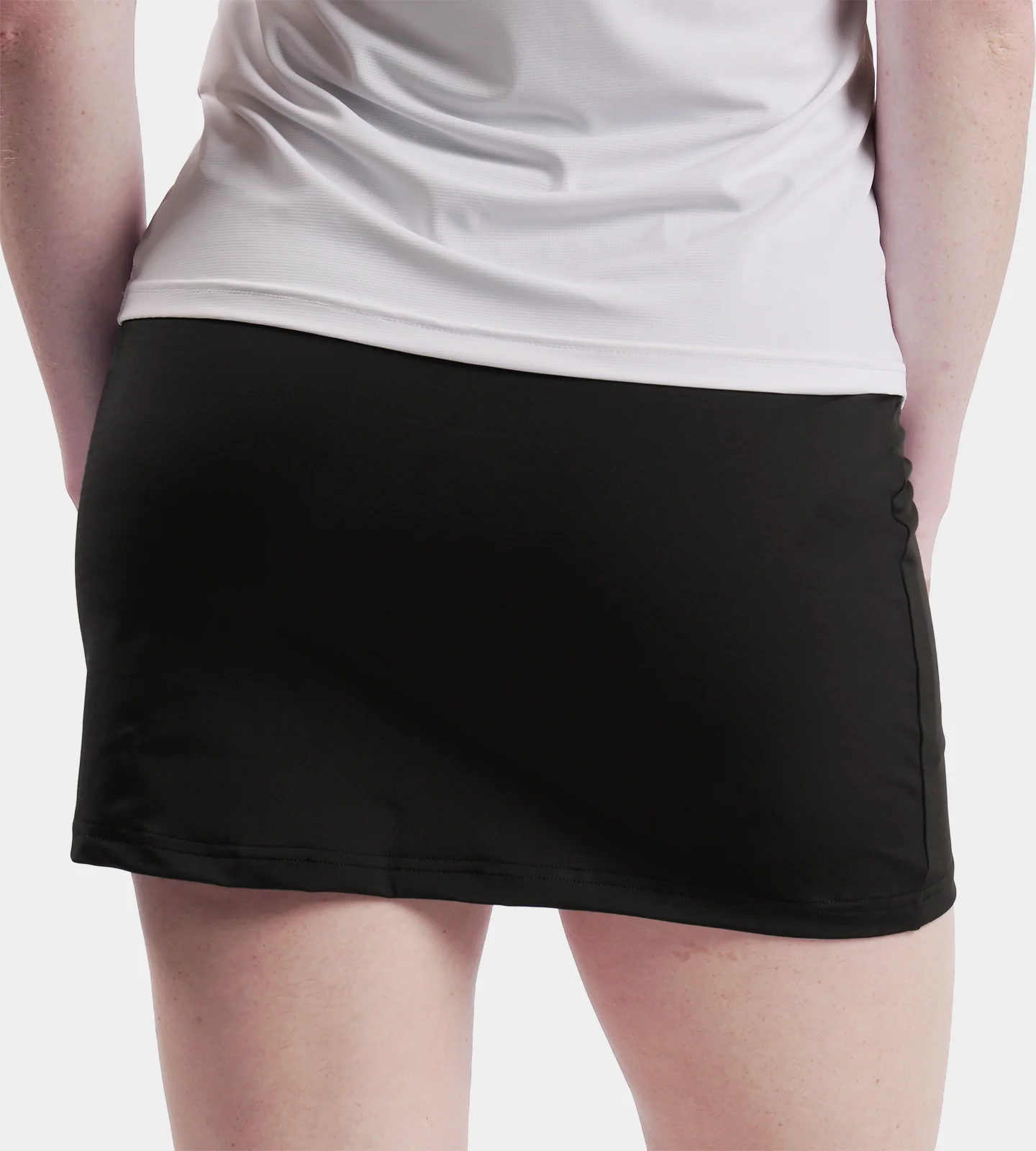LADIES POCKET SKORTS - BLACK - Image 3