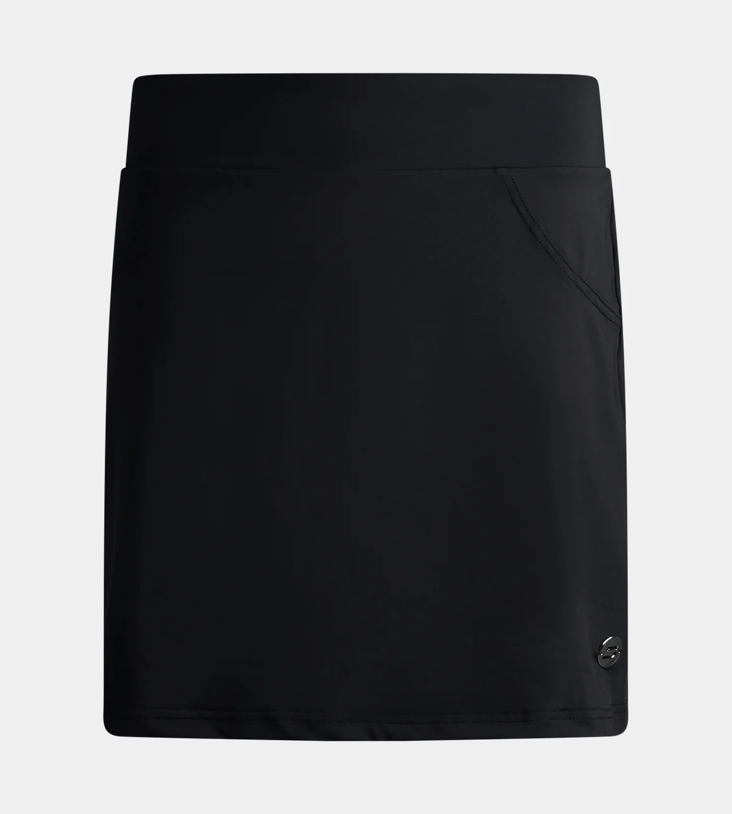 LADIES POCKET SKORTS - BLACK - Image 5