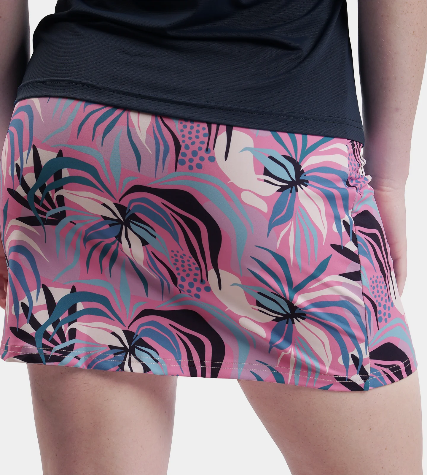 LADIES POCKET SKORTS - TROPIC PINK - Image 4