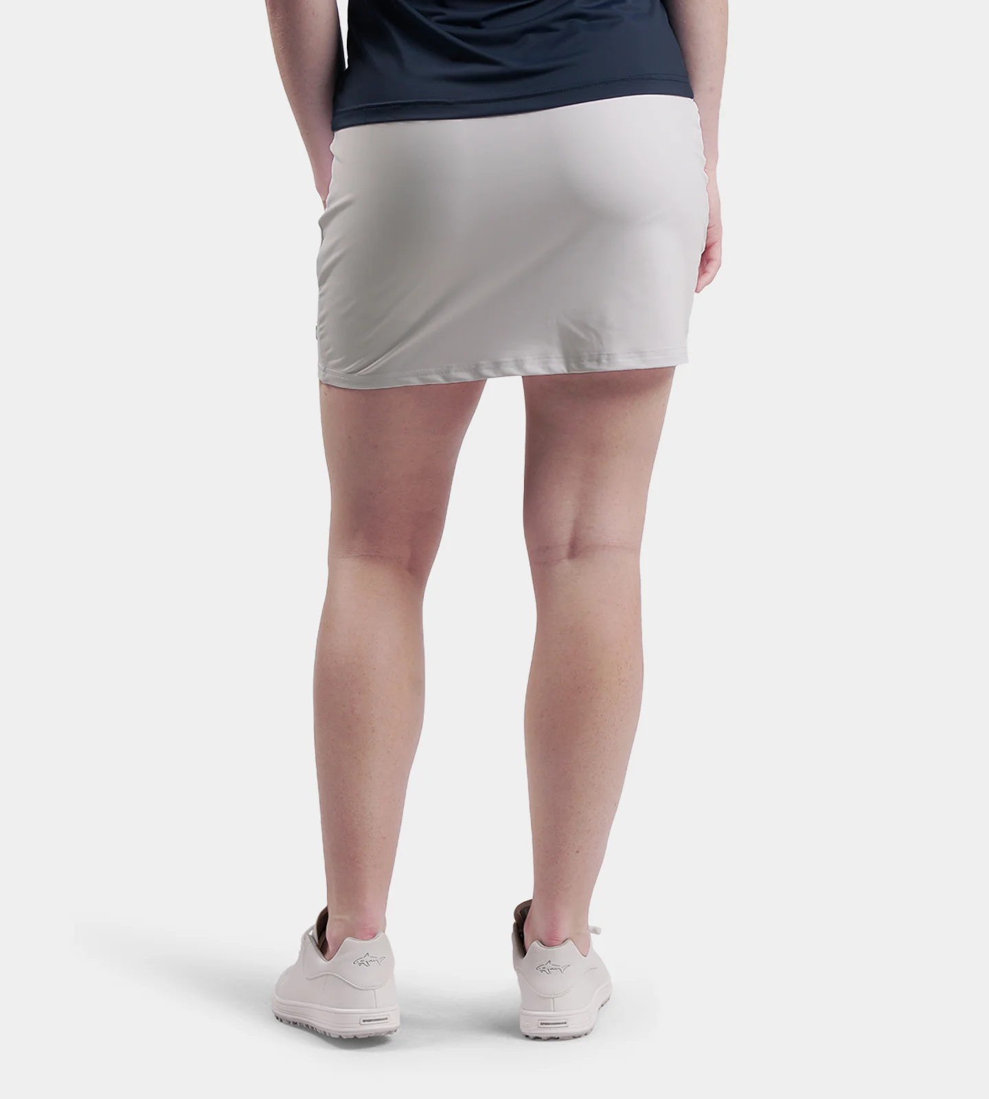 LADIES POCKET SKORTS - WHITE - Image 2