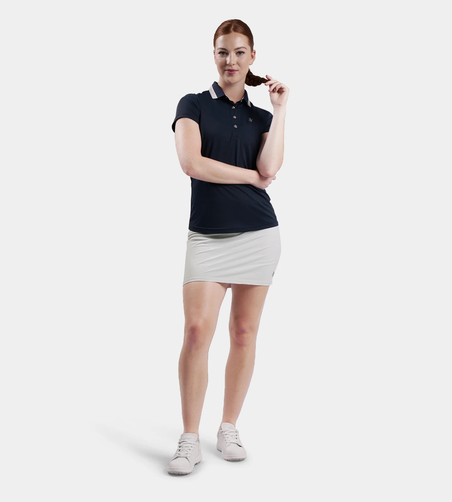 LADIES POCKET SKORTS - WHITE - Image 3
