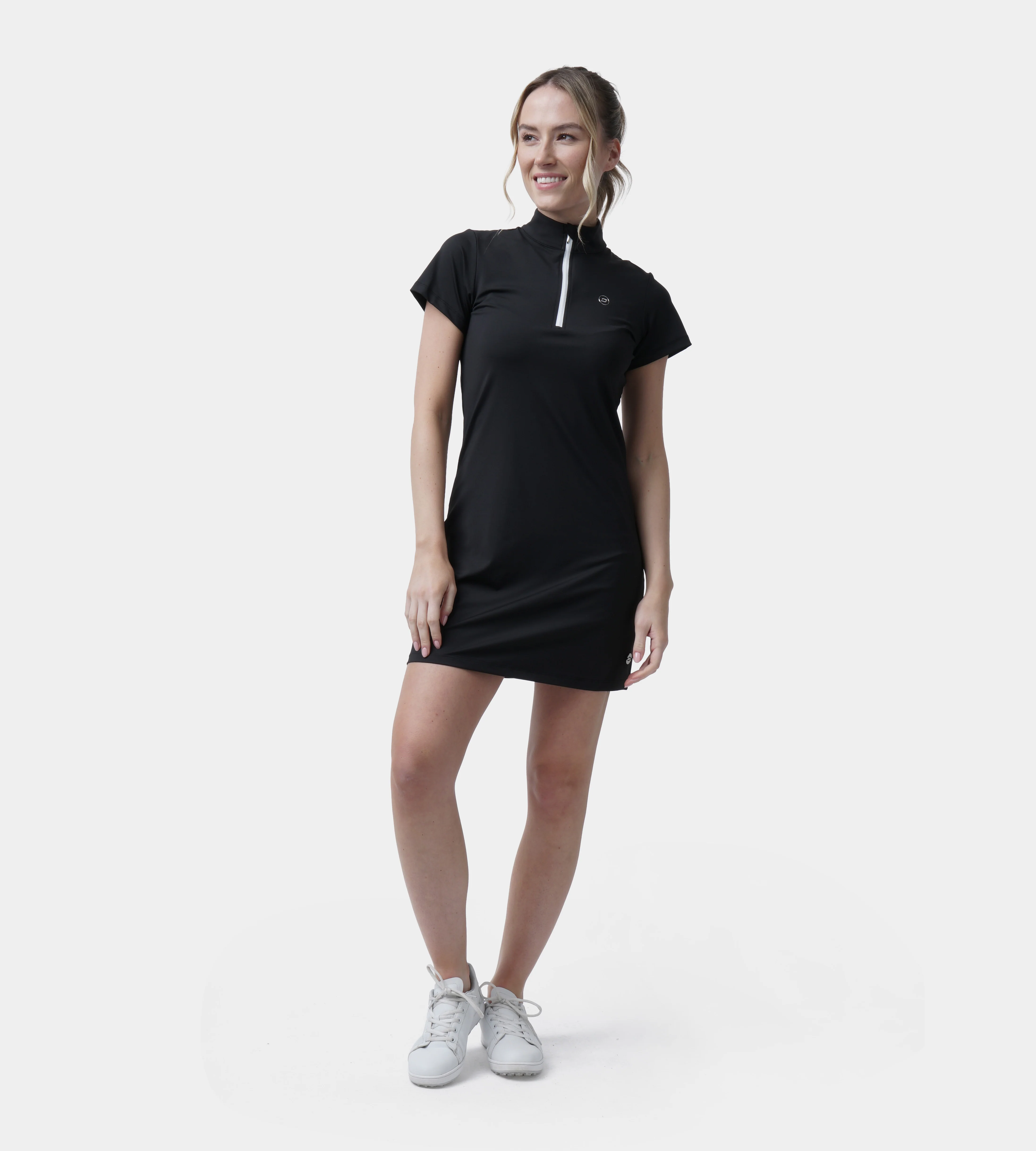 LADIES PRISM DRESS - BLACK - Image 6