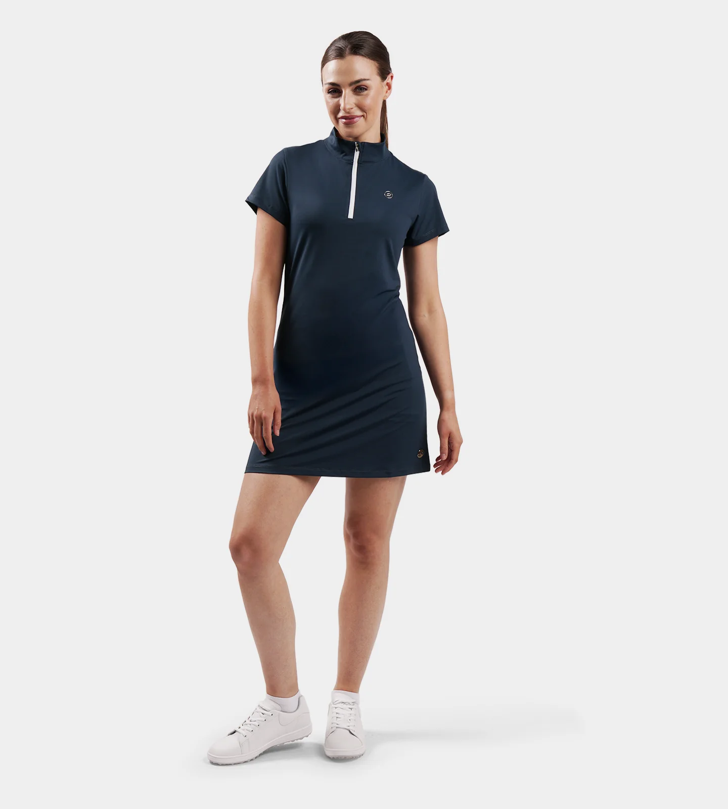 LADIES PRISM DRESS - NAVY - Image 6