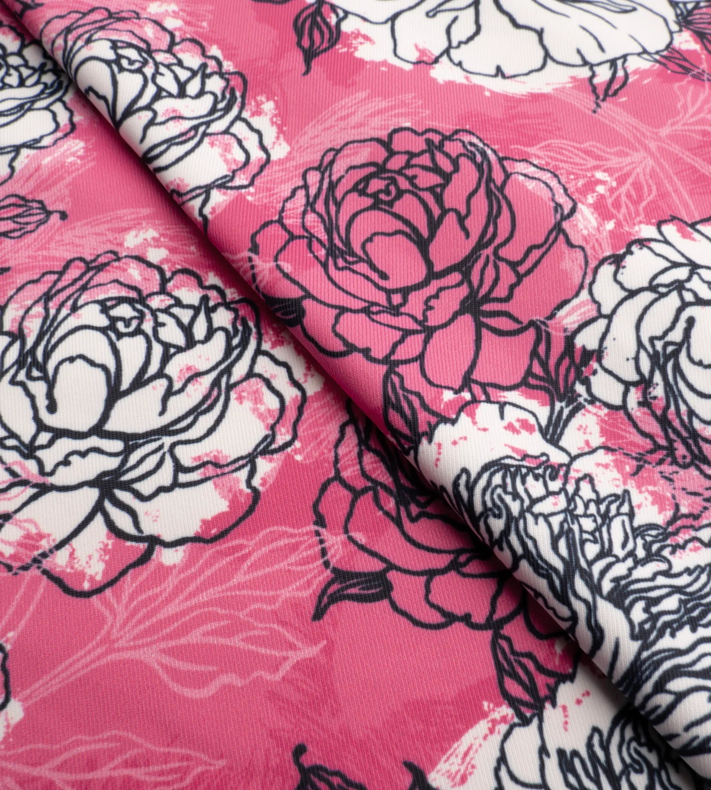 LADIES ROSES POLO - PINK - Image 5