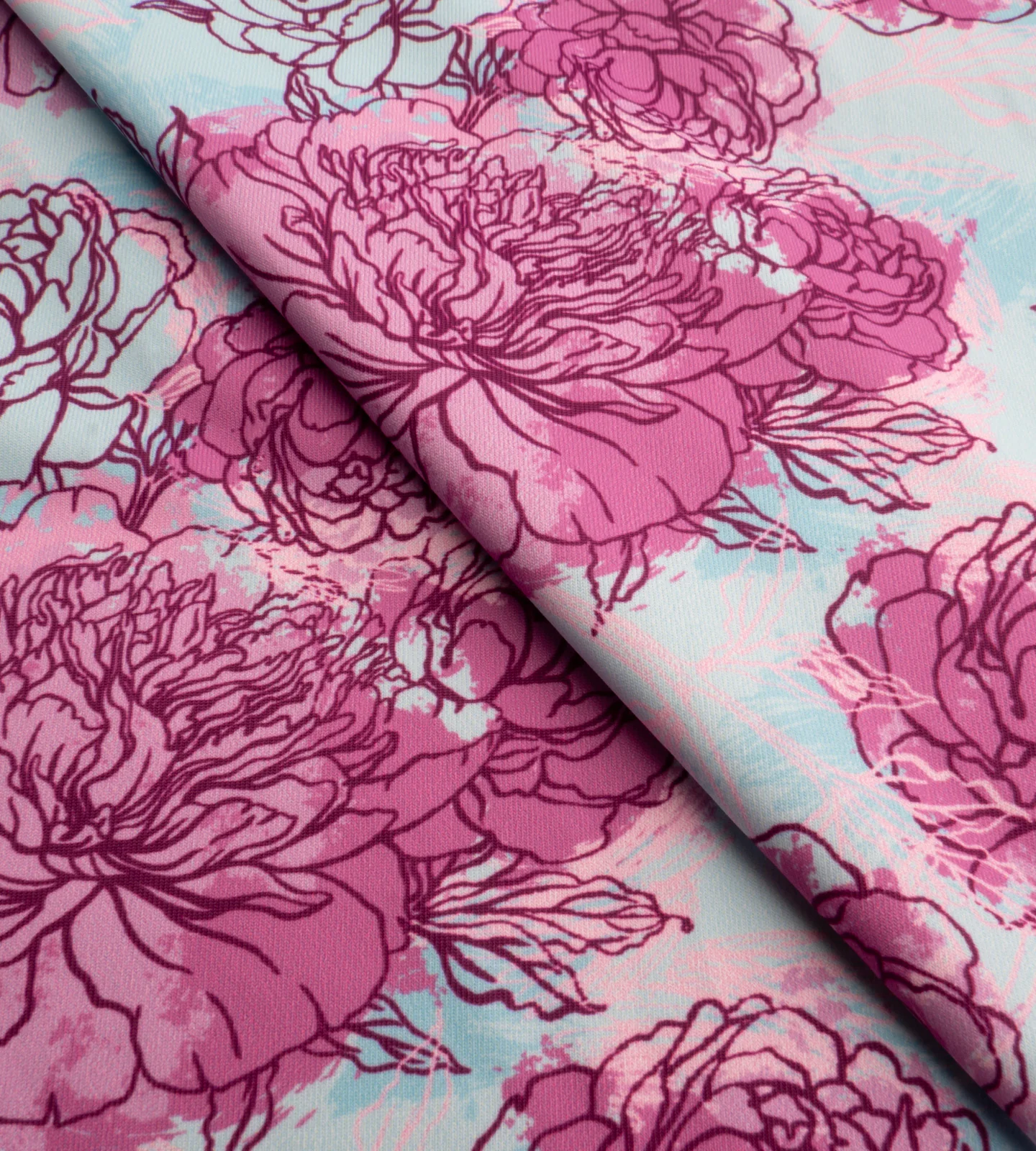 LADIES ROSES POLO - TEAL - Image 6