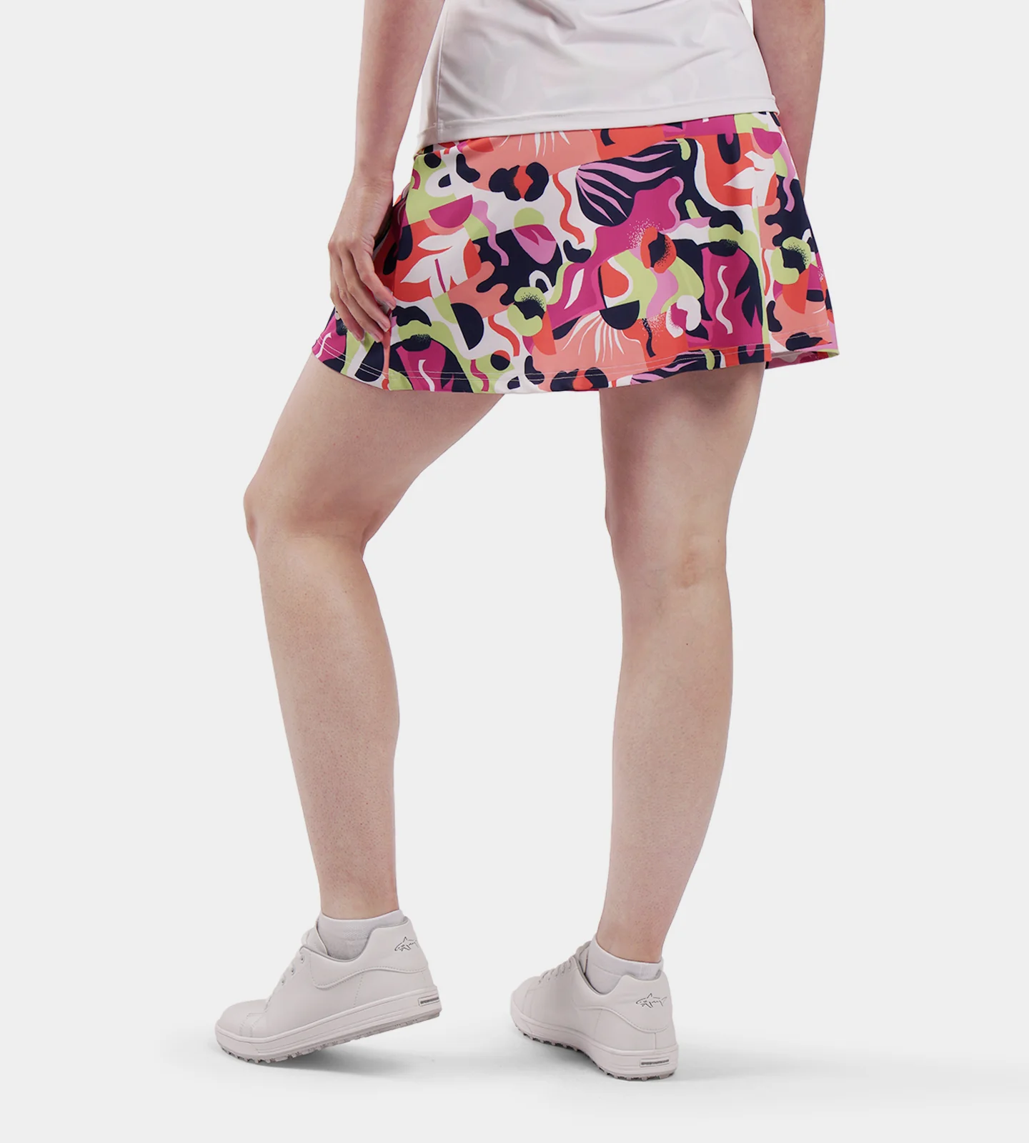 LADIES SIENNA SKORTS - EXOTIC LIME - Image 2