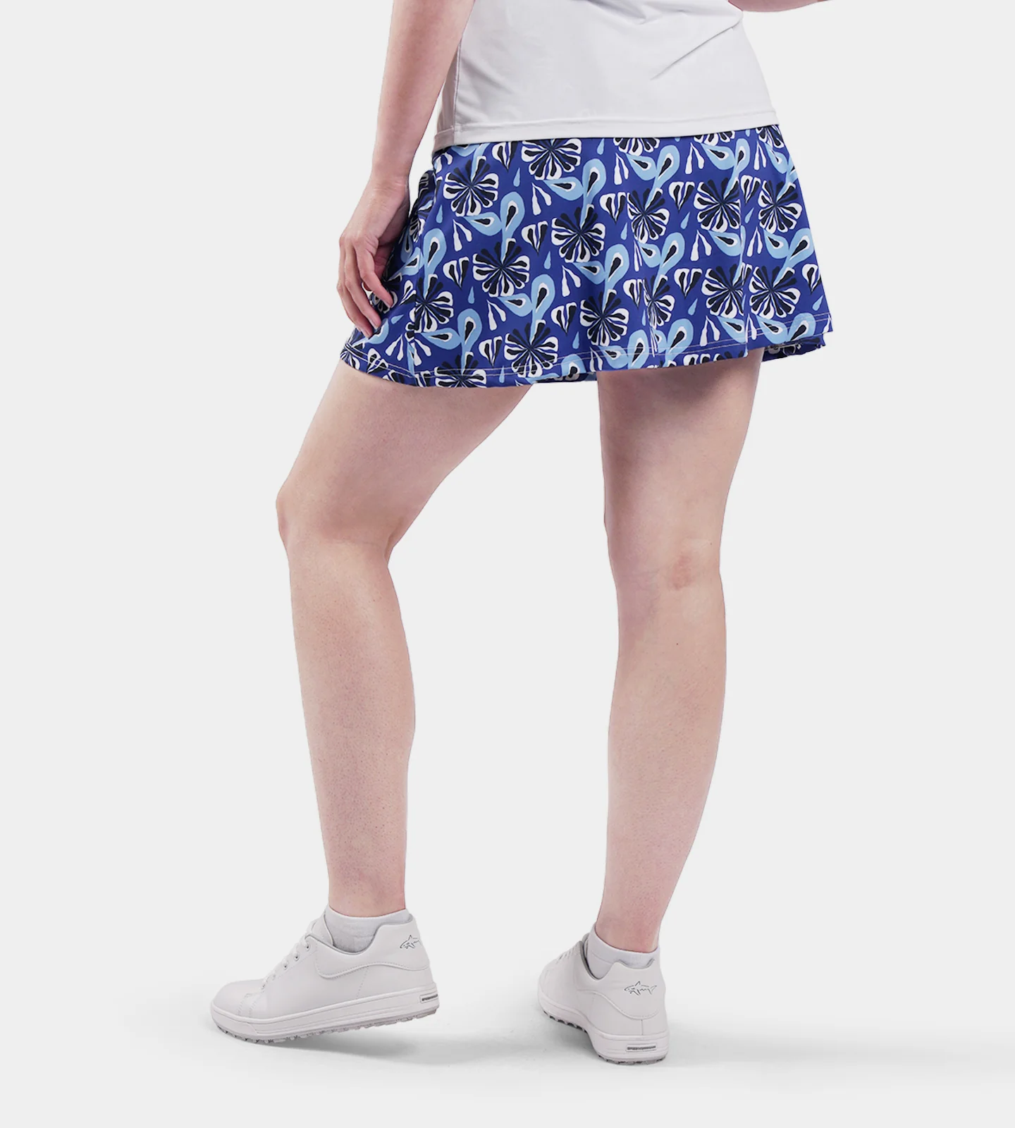 LADIES SIENNA SKORTS - FLORAL NAVY - Image 2