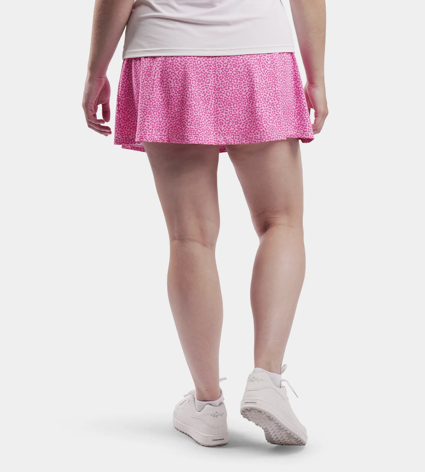 LADIES SIENNA SKORTS - LEOPARD PINK - Image 2