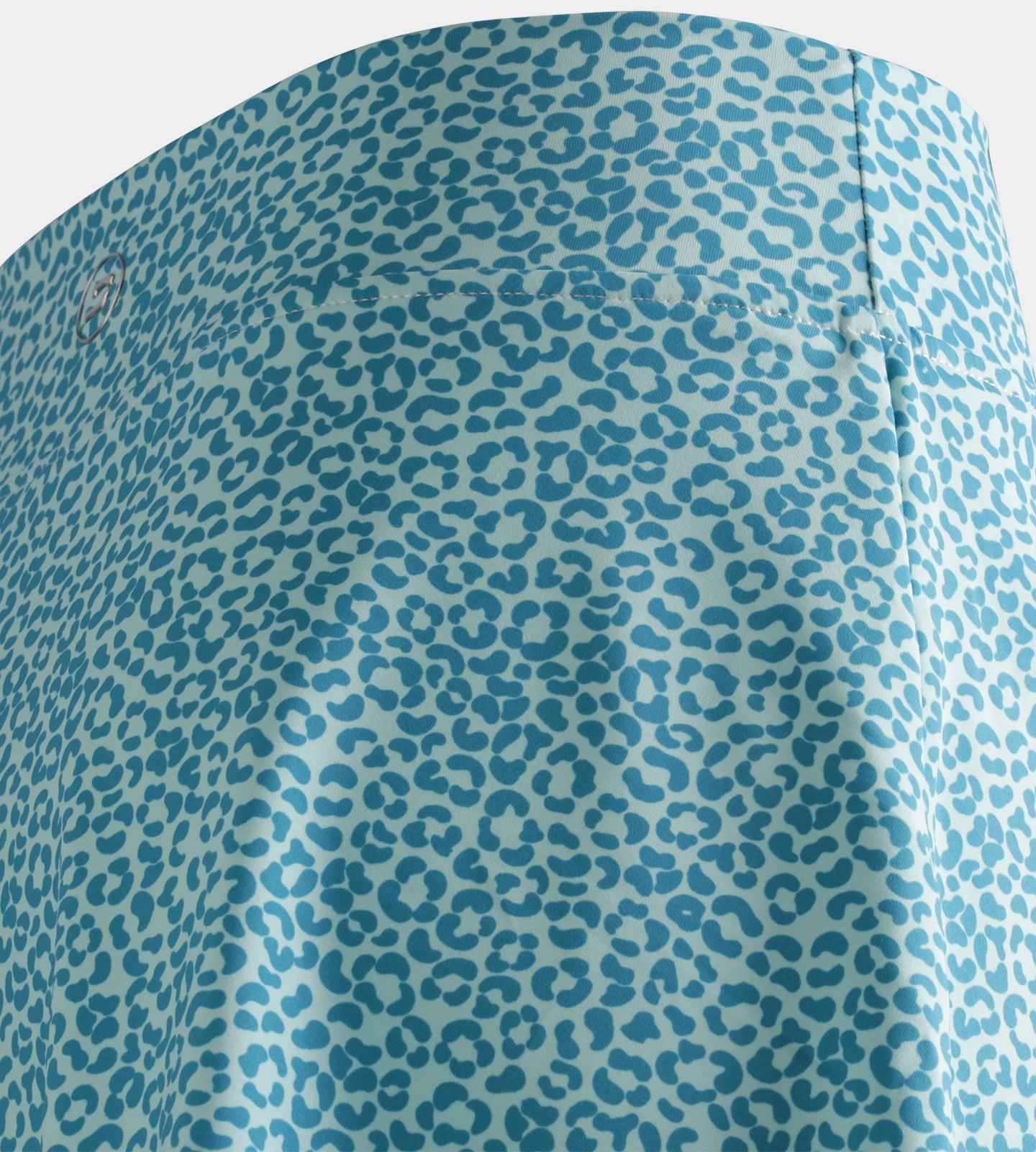 LADIES SIENNA SKORTS - LEOPARD TEAL - Image 11