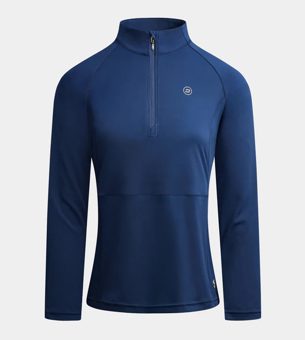 LADIES SPLIT HEM MIDLAYER - NAVY - Image 5