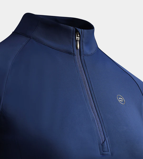 LADIES SPLIT HEM MIDLAYER - NAVY - Image 6