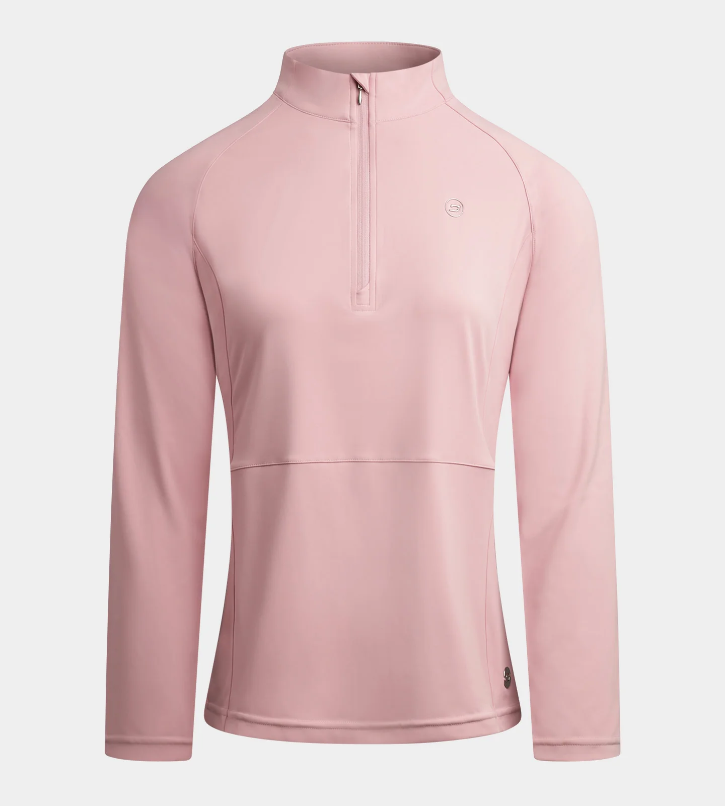 LADIES SPLIT HEM MIDLAYER - PINK - Image 5