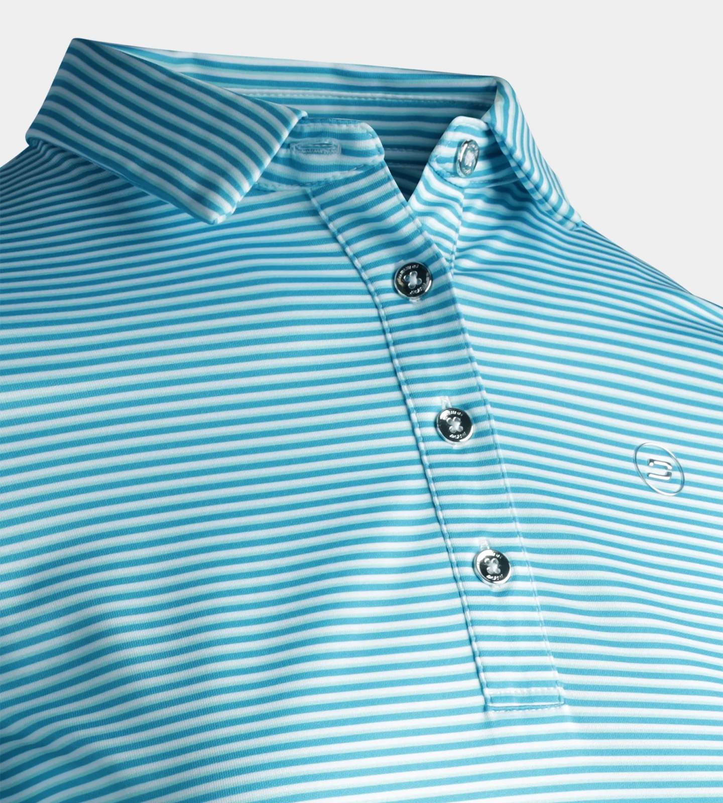 LADIES SPRING POLO - BLUE - Image 5