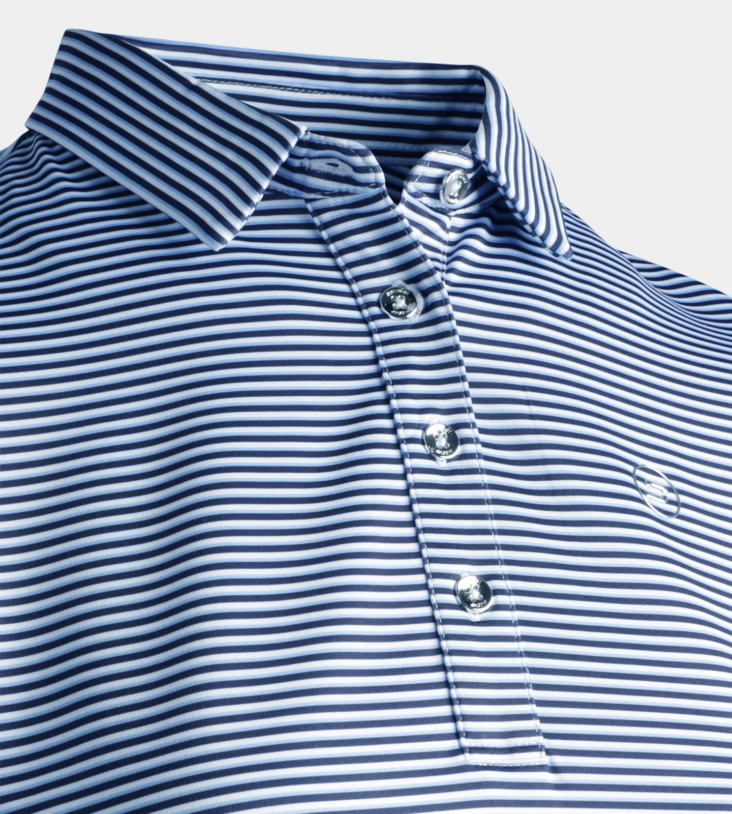 LADIES SPRING POLO - NAVY - Image 5