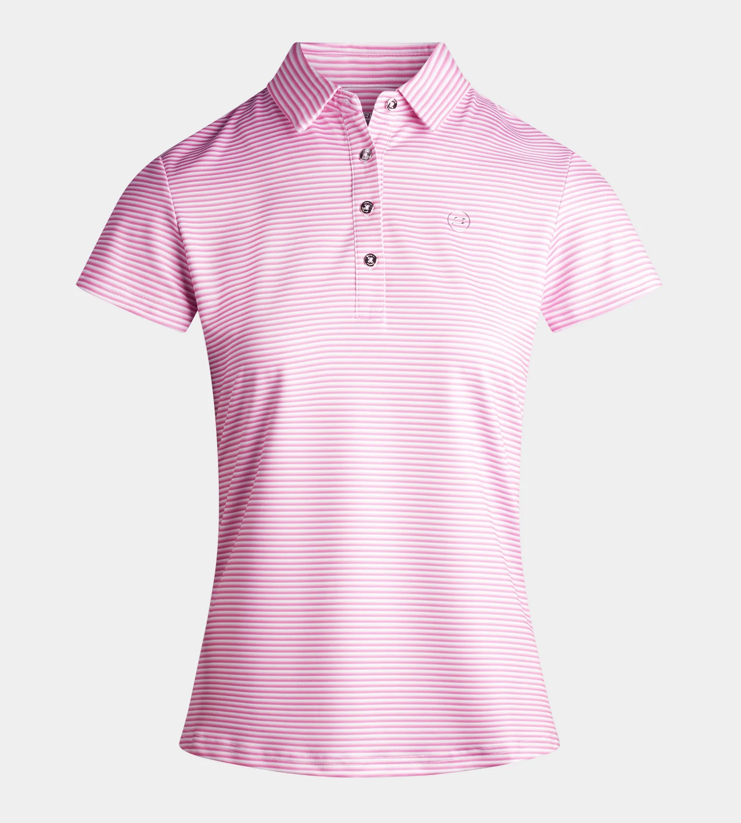 LADIES SPRING POLO - PINK - Image 4