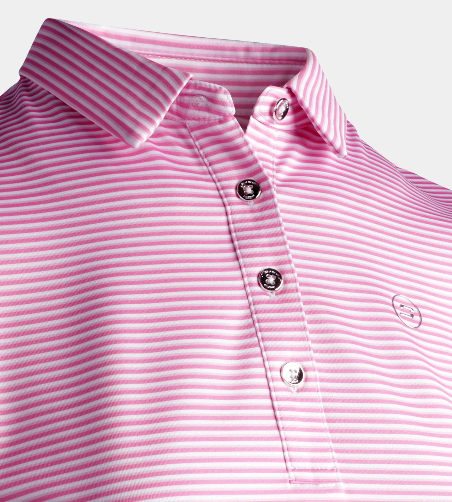 LADIES SPRING POLO - PINK - Image 5