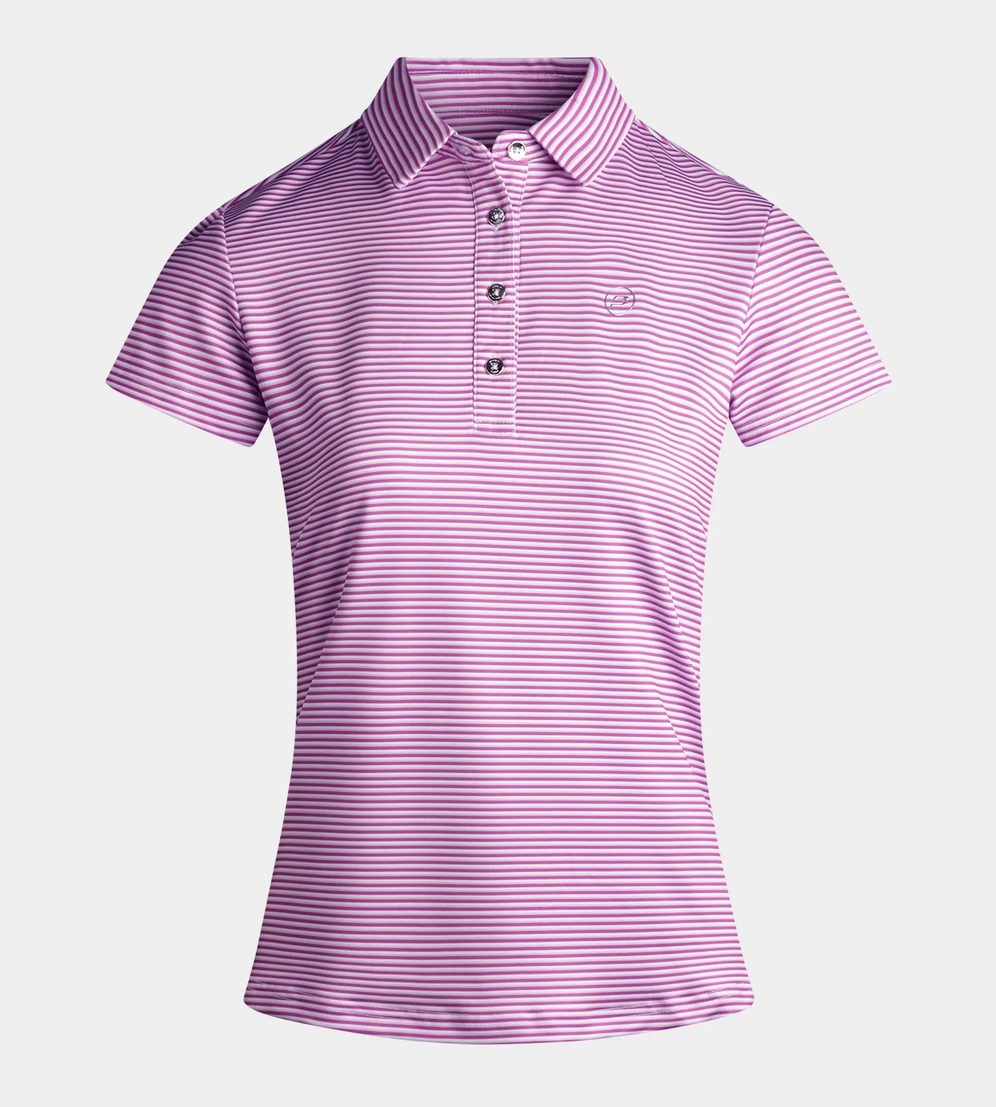 LADIES SPRING POLO - PURPLE - Image 4