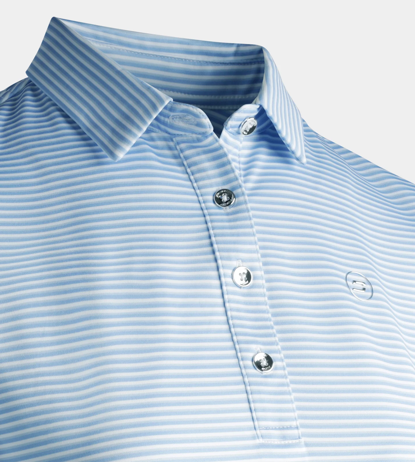 LADIES SPRING POLO - TEAL - Image 5