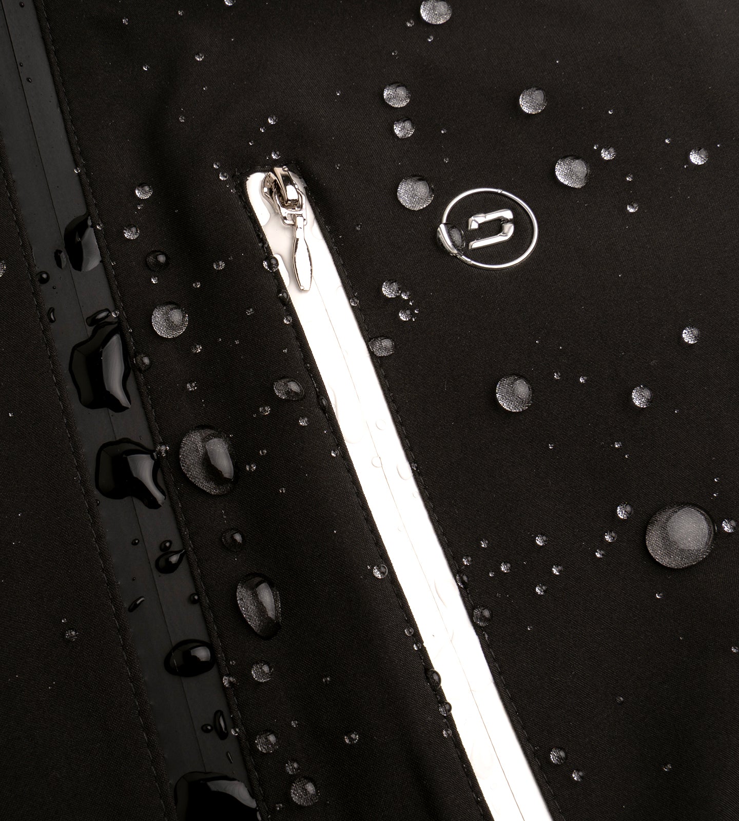 LADIES STORME RAIN JACKET - BLACK - Image 8