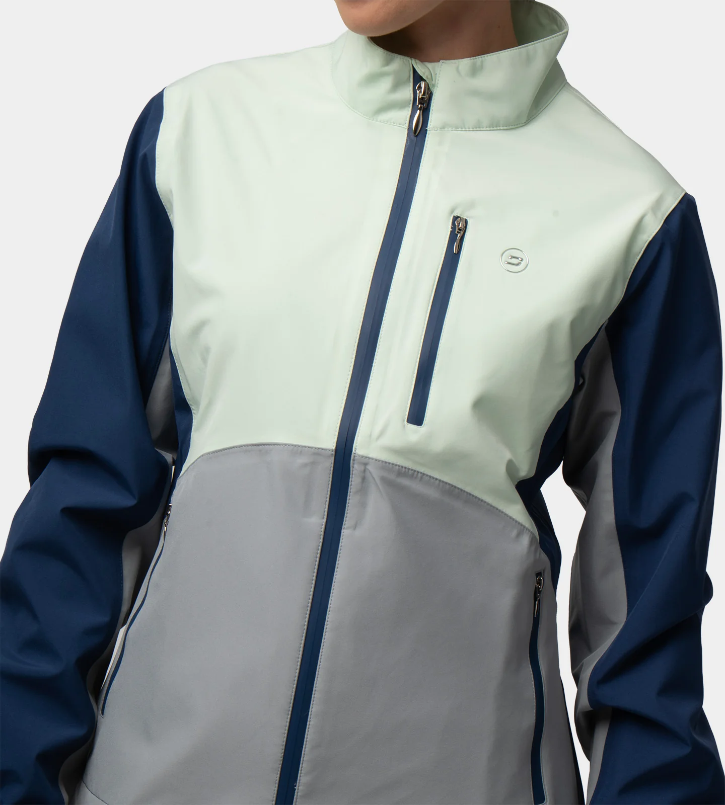 LADIES STORME RAIN JACKET - MINT - Image 4