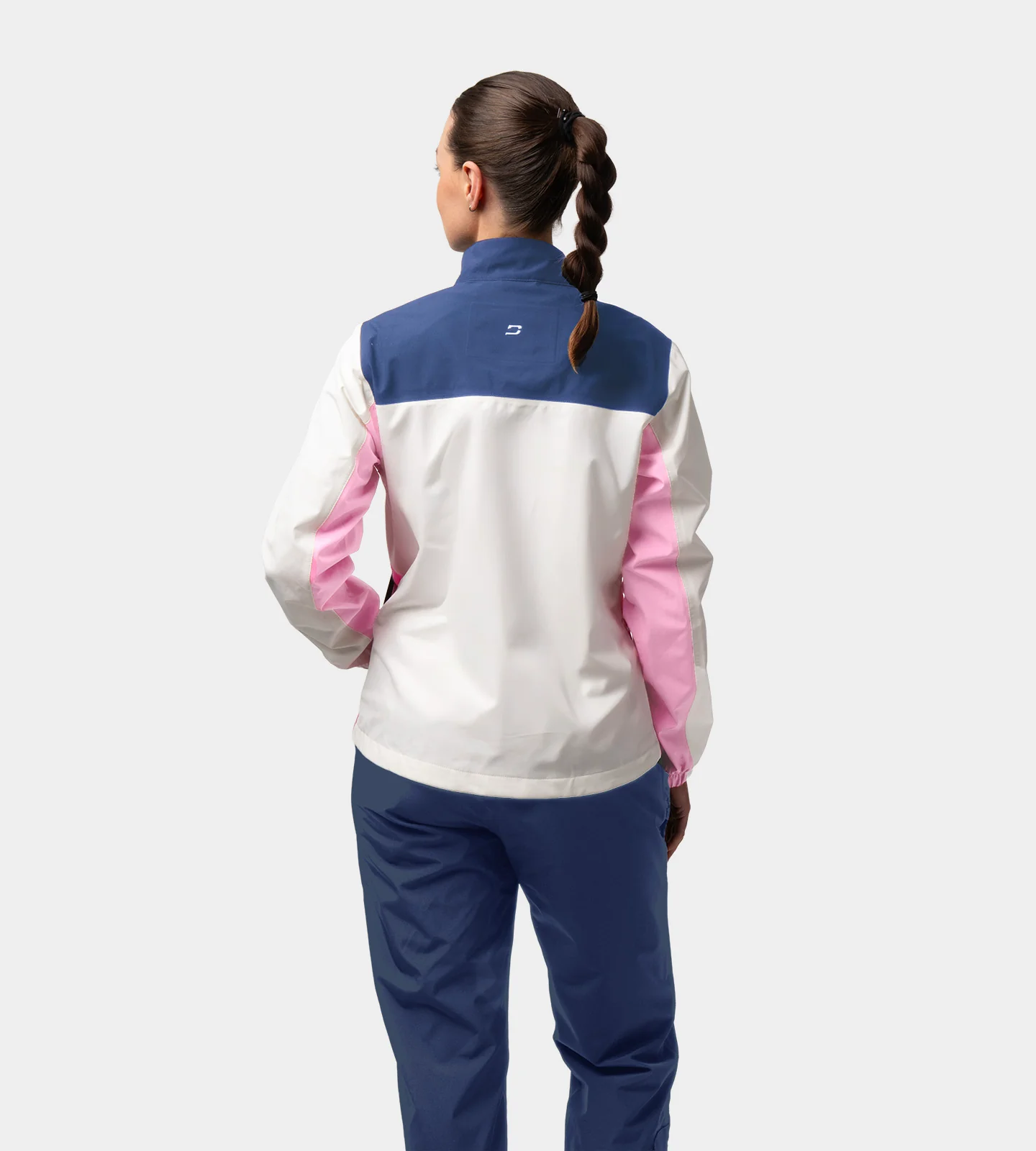 LADIES STORME RAIN JACKET - NAVY - Image 2