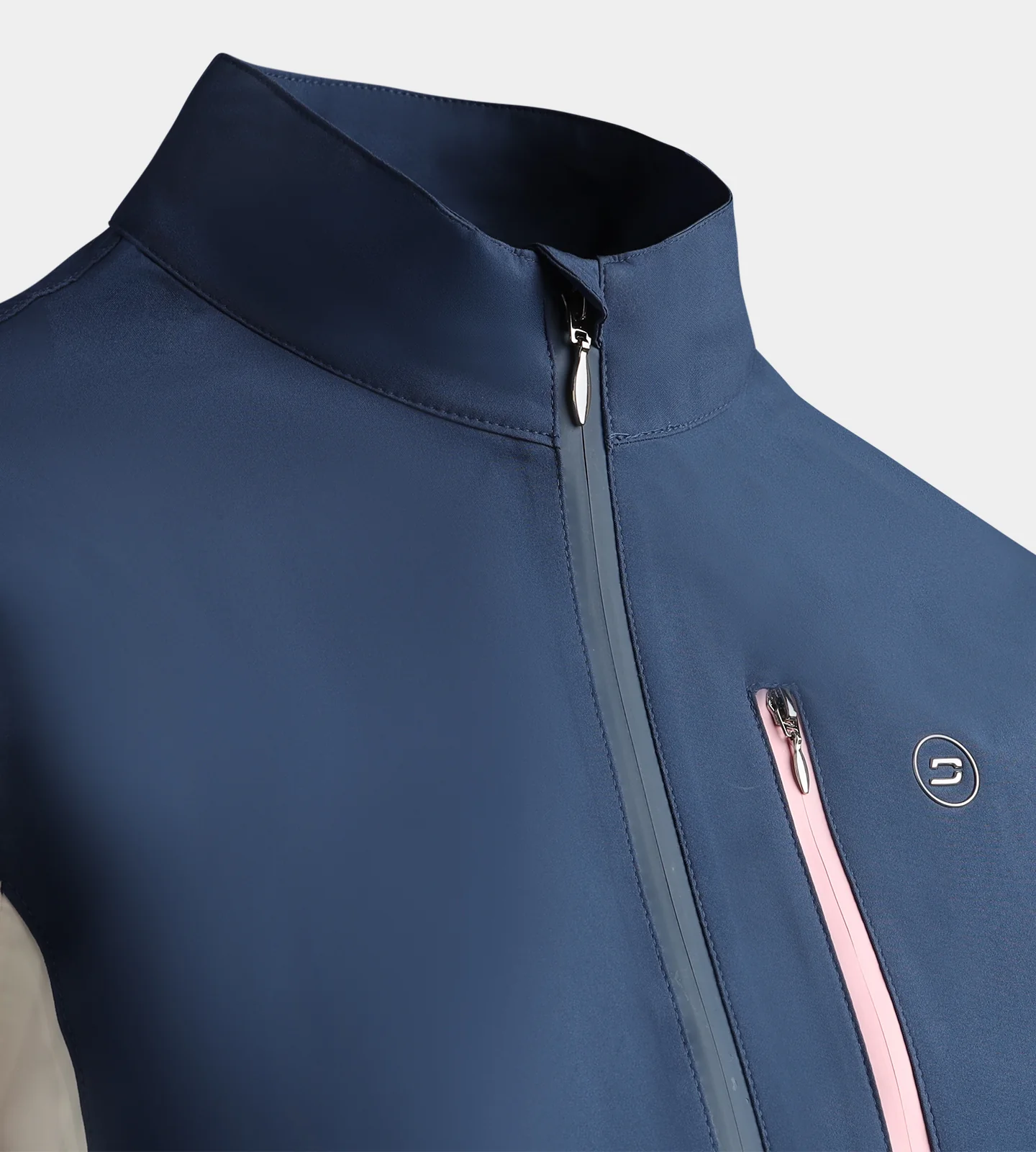 LADIES STORME RAIN JACKET - NAVY - Image 6