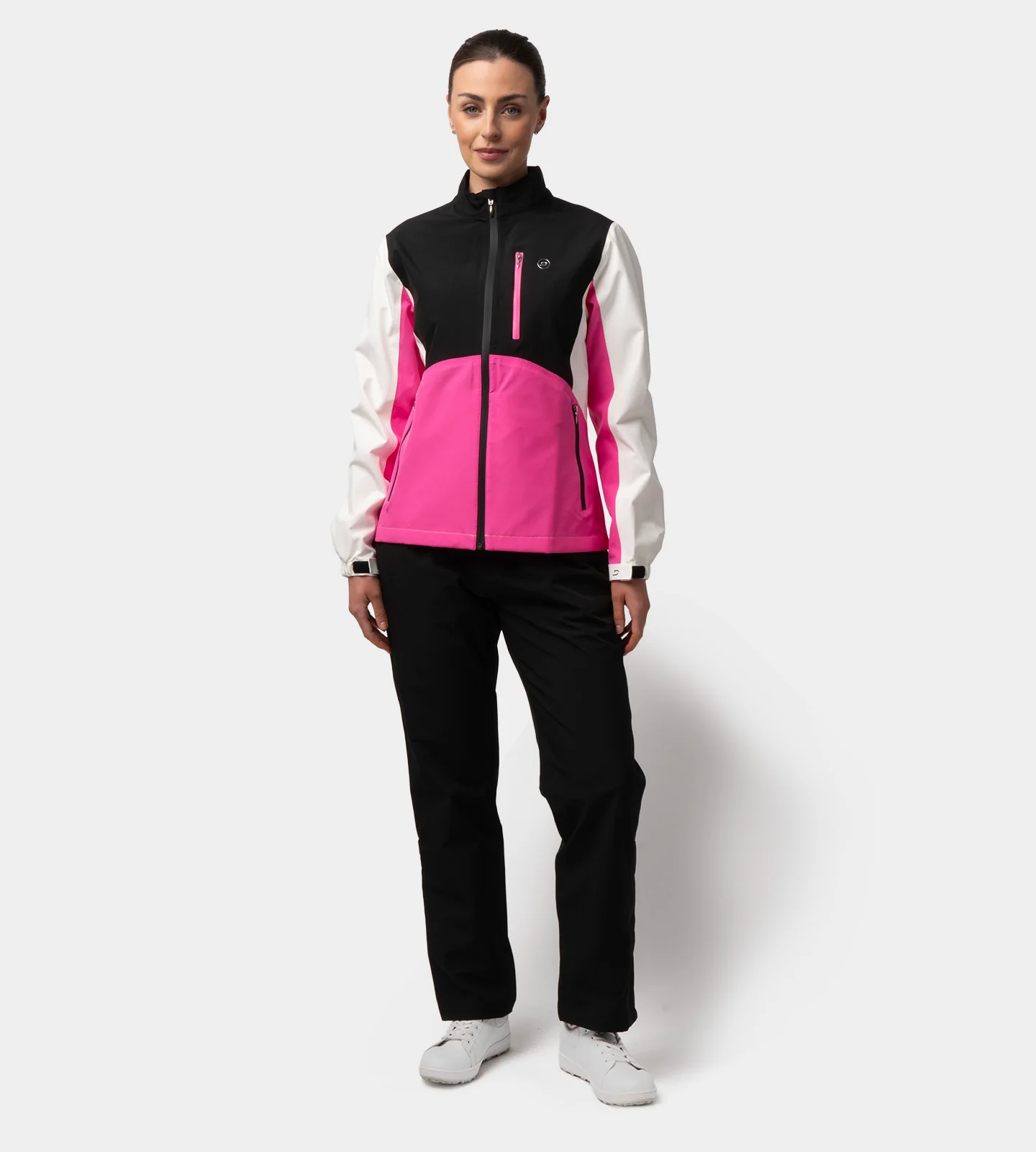LADIES STORME RAIN JACKET - PINK - Image 3