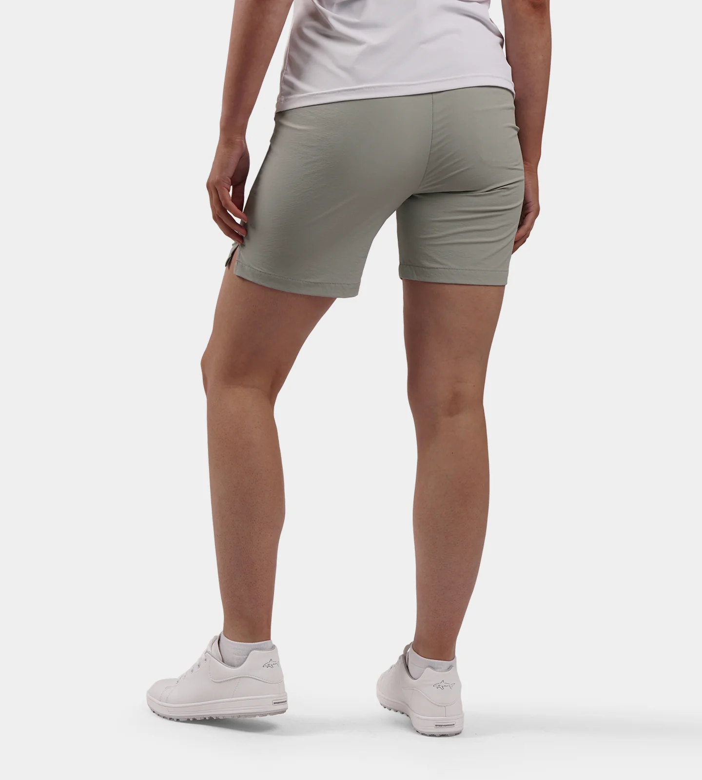 LADIES SUPREME SHORTS - GREY - Image 2