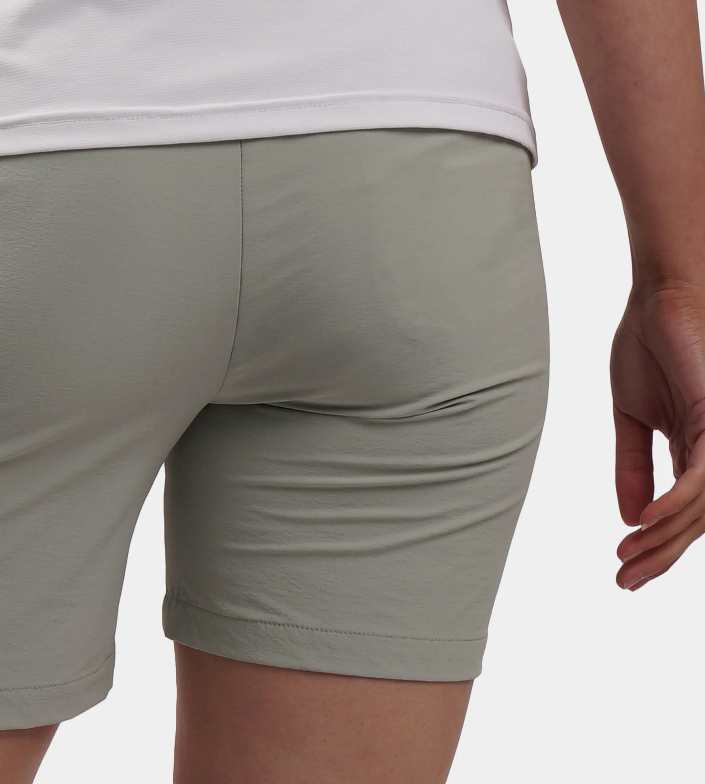 LADIES SUPREME SHORTS - GREY - Image 3