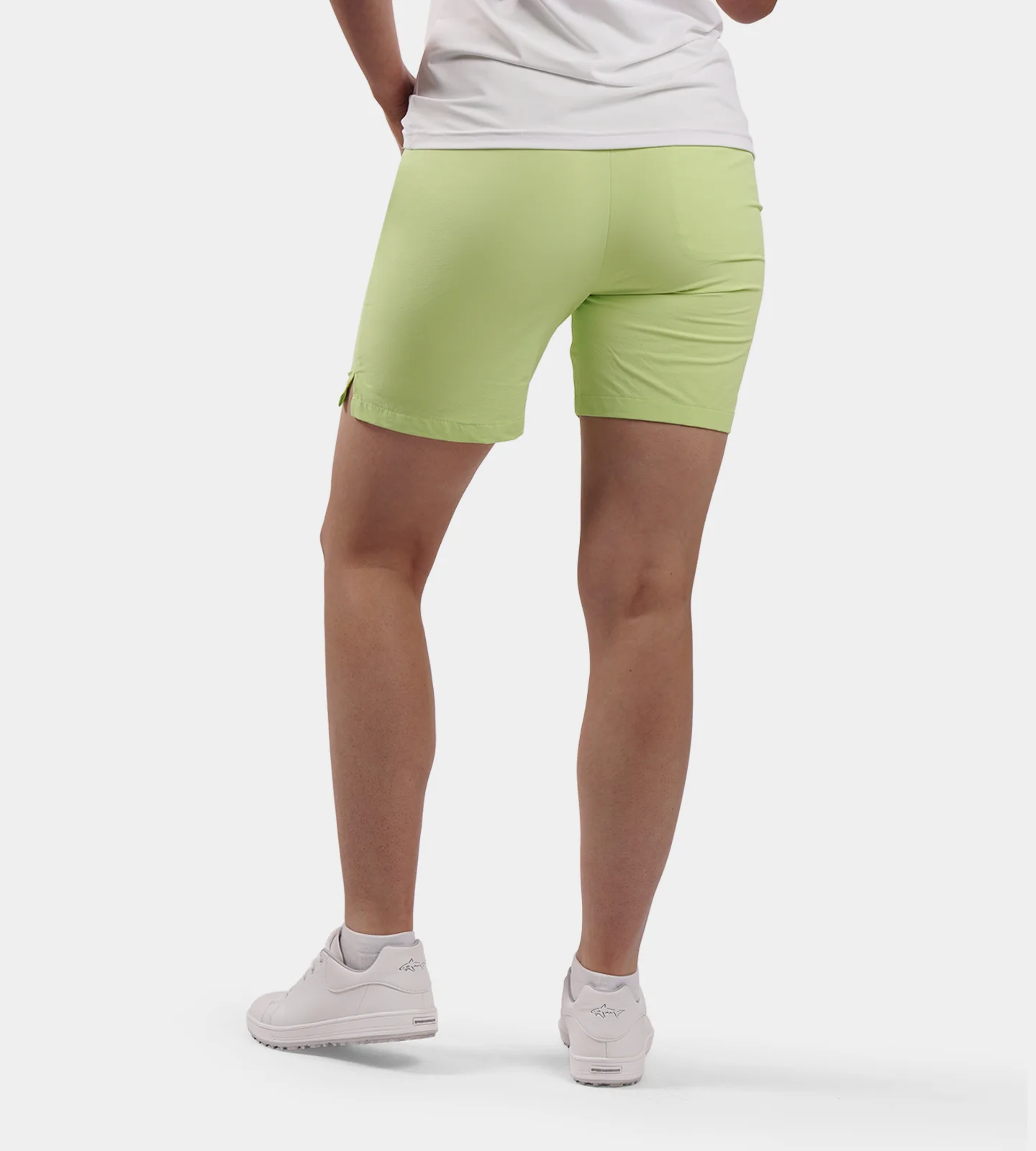 LADIES SUPREME SHORTS - LIME - Image 2