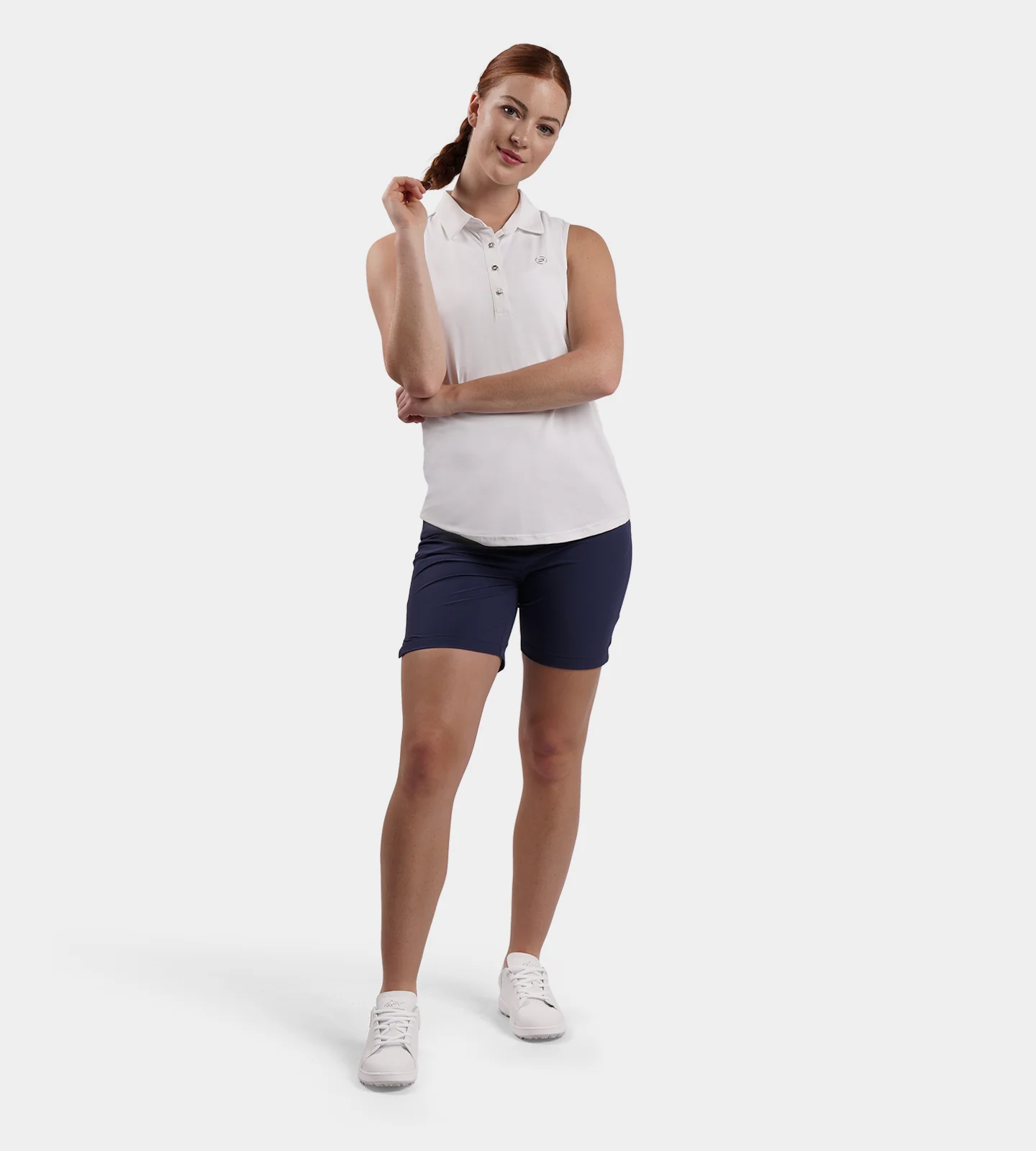 LADIES SUPREME SHORTS - NAVY - Image 2